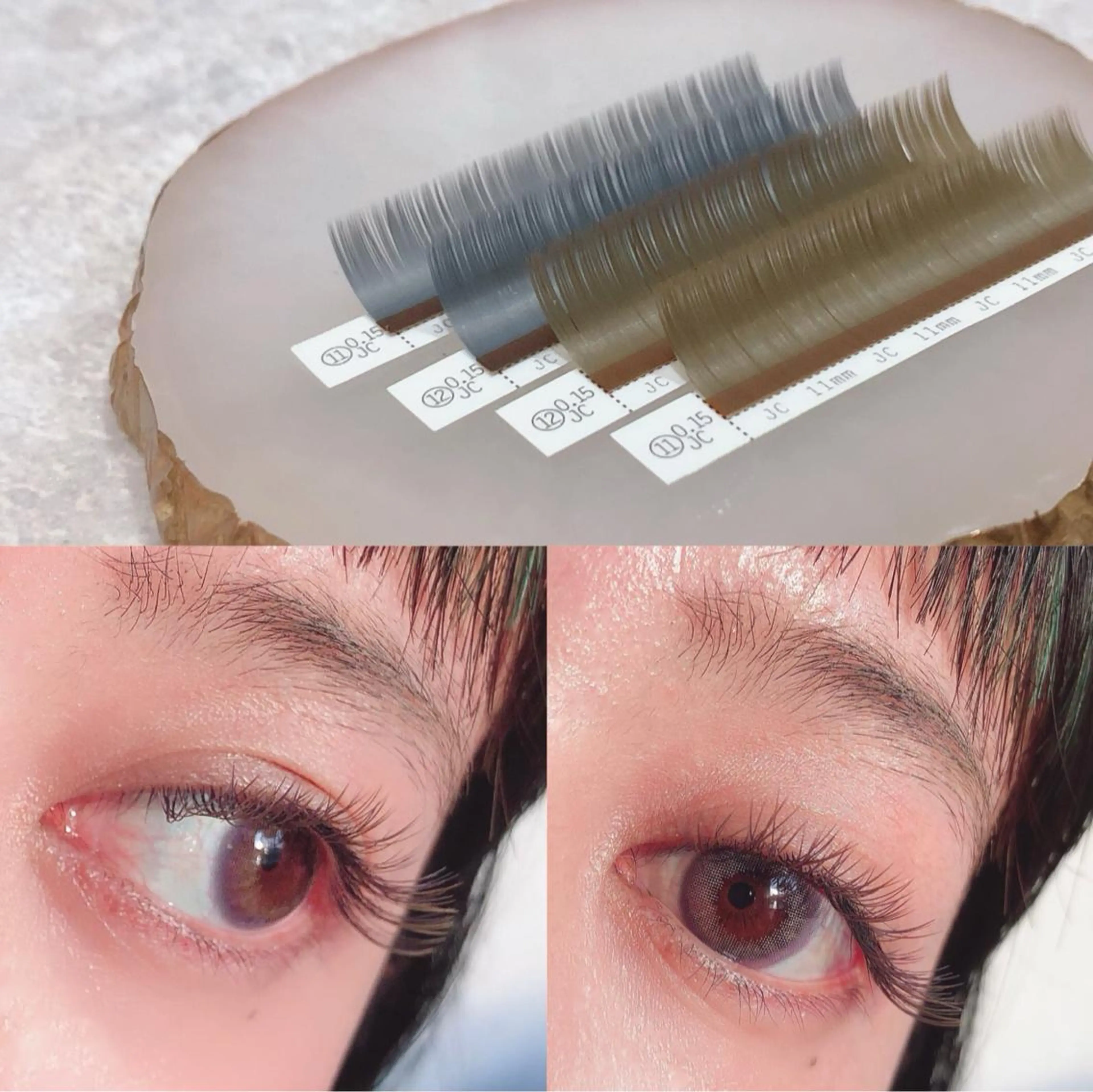 マツエク・マツパ バインドロック Hug me eyelashのマツエク・マツパデザイン