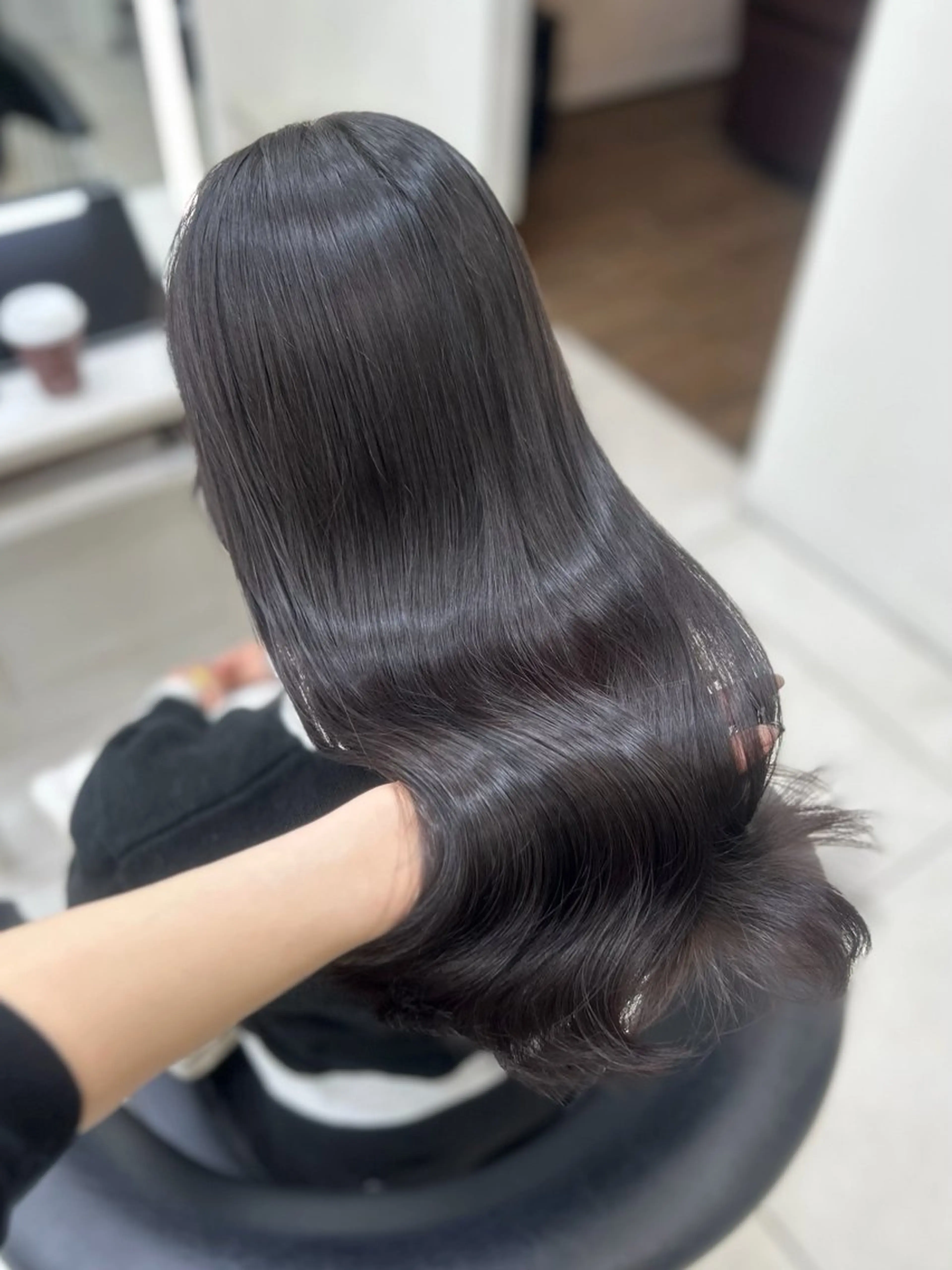 セミロング カラー ヘアカラー Euphoria 銀座所属・透明感カラー/銀座 /Kazukiのヘアスタイル