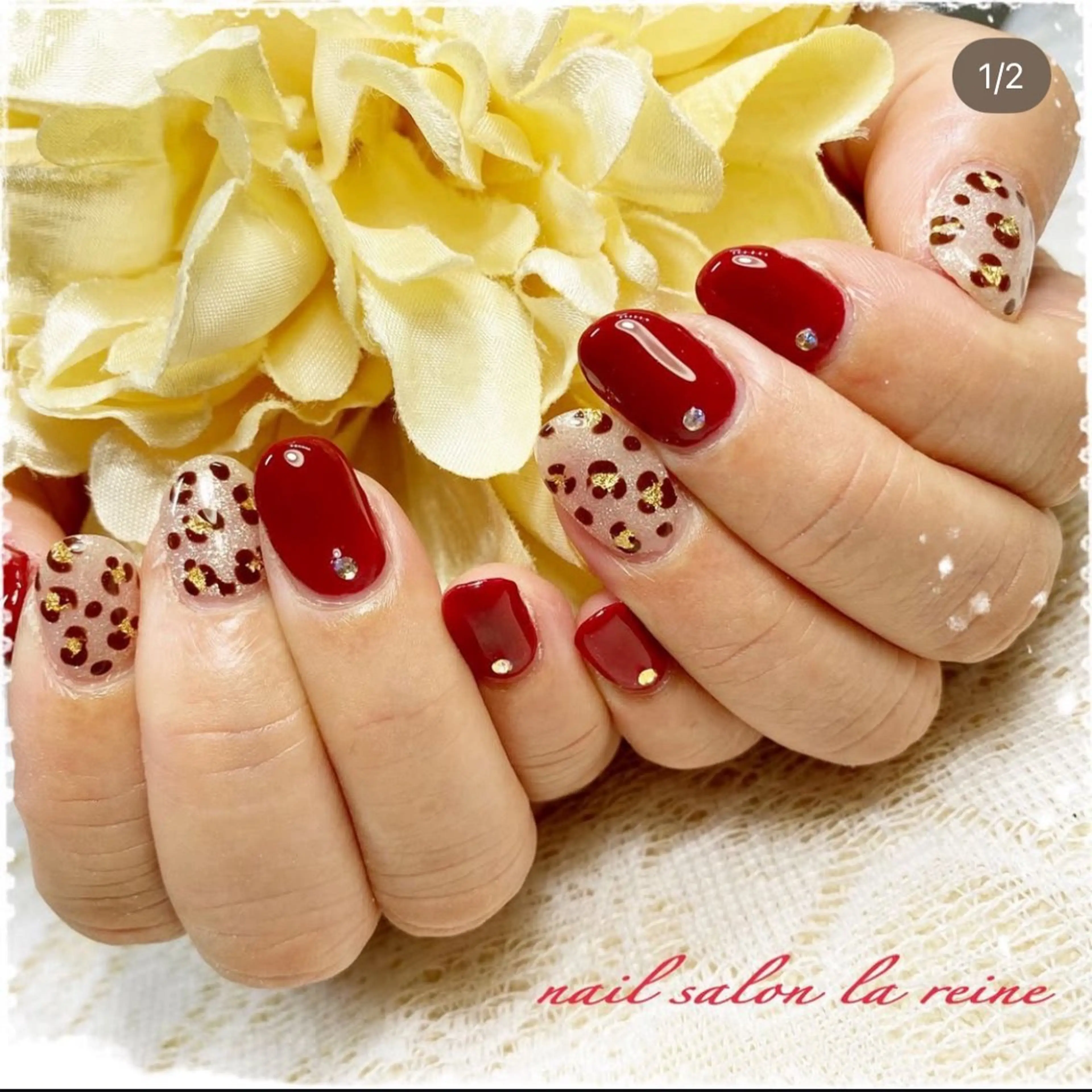 ネイル アートネイル ハンドネイル nail salon la reineのネイルデザイン