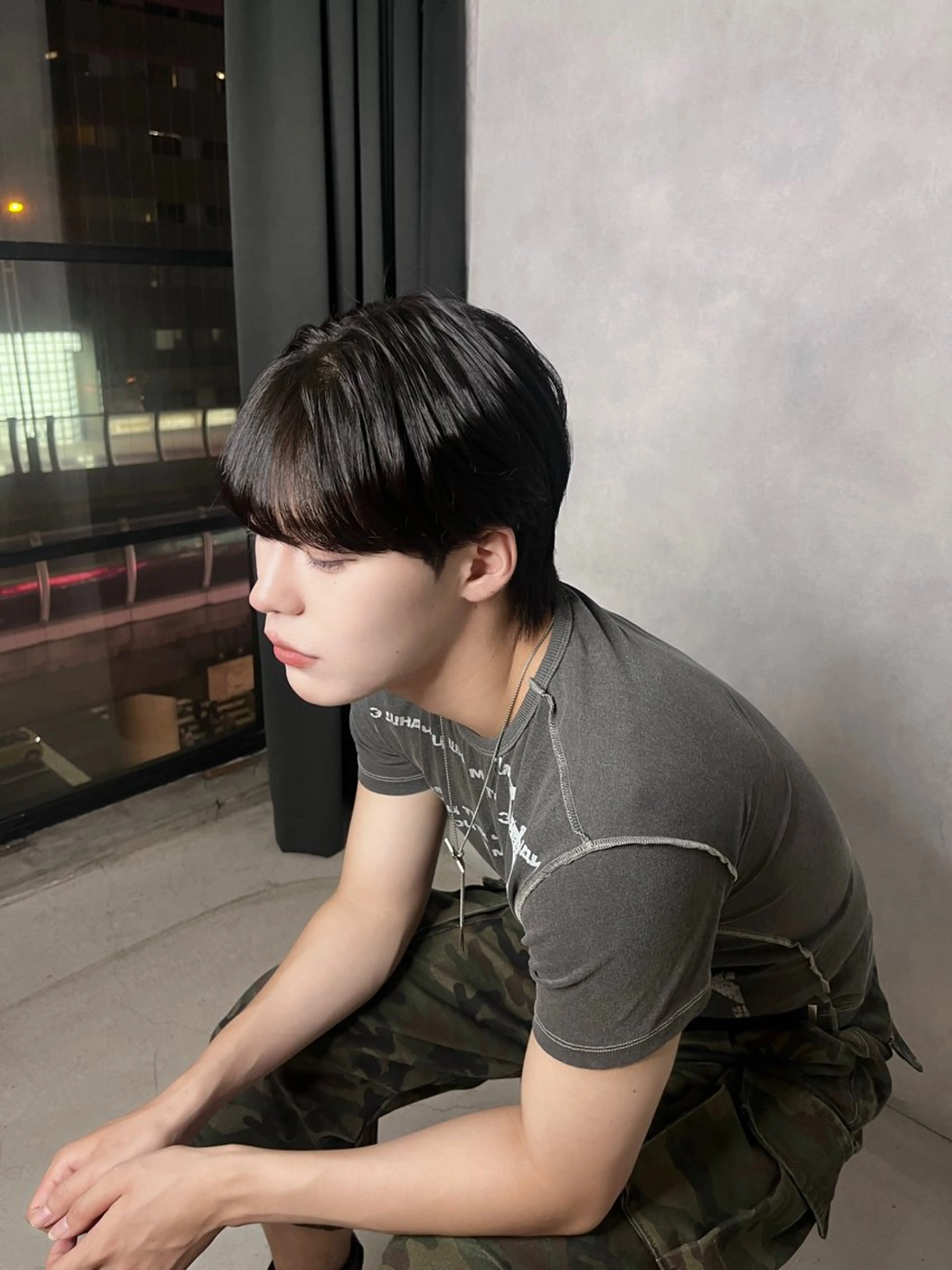 パーマ メンズ 大阪韓国メンズ特化 LUNAのヘアスタイル