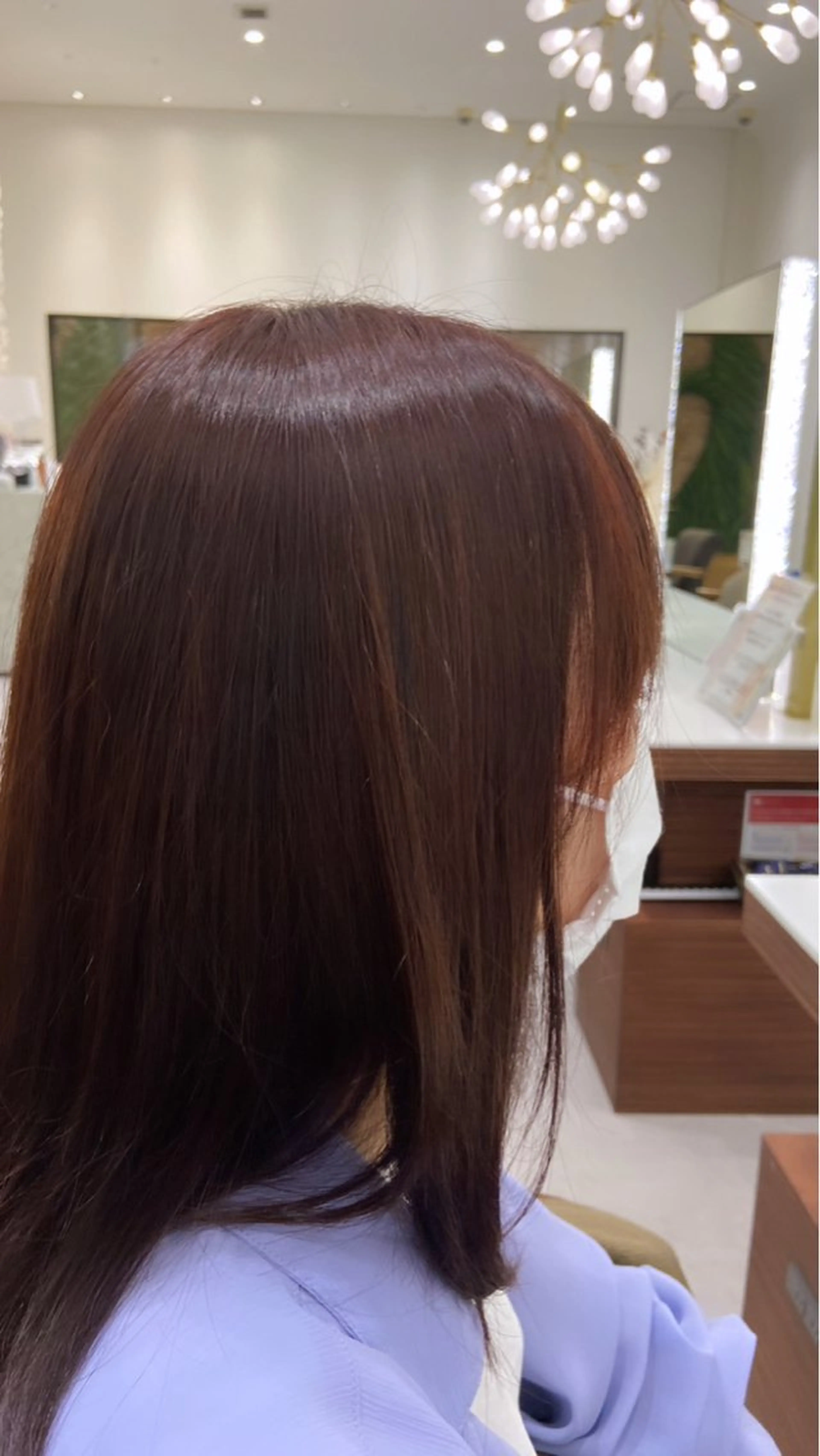 セミロング カラー ブラウンカラー レッドカラー レッドブラウン 【ブリーチモデル 募集】スギタクのヘアスタイル