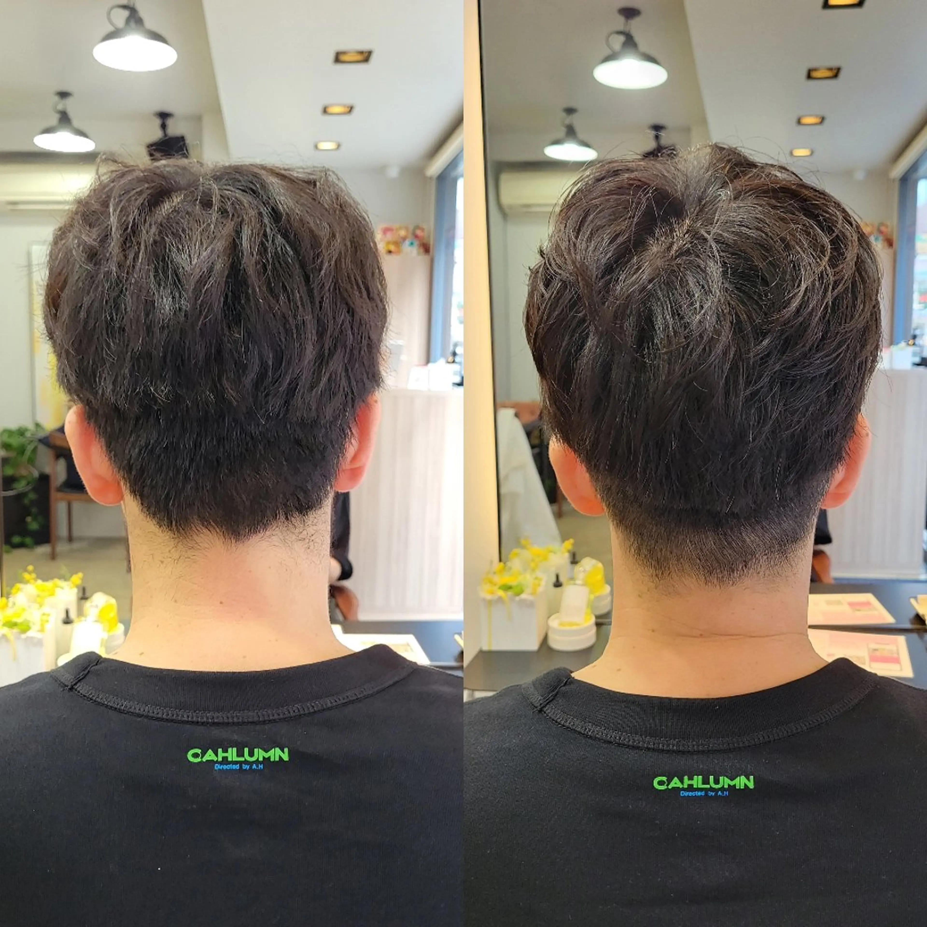 ショート メンズ メンズパーマ カット 野村 果音(カノン)のヘアスタイル