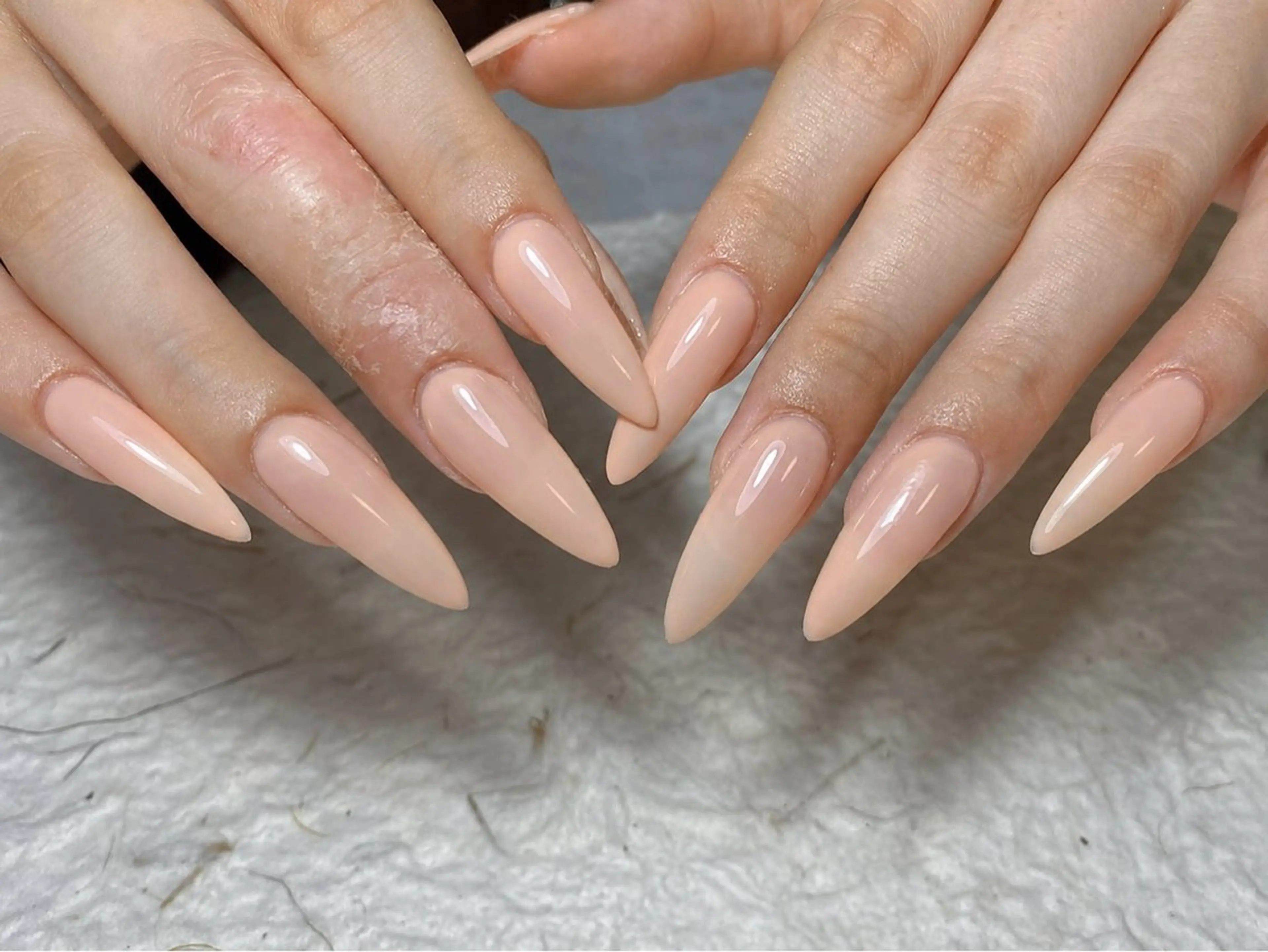 ネイル アートネイル フレンチネイル ジェルネイル グラデーション 韓国ネイル ハンドネイル ハンドケア さくら💮💮 【オフ無料】のネイルデザイン