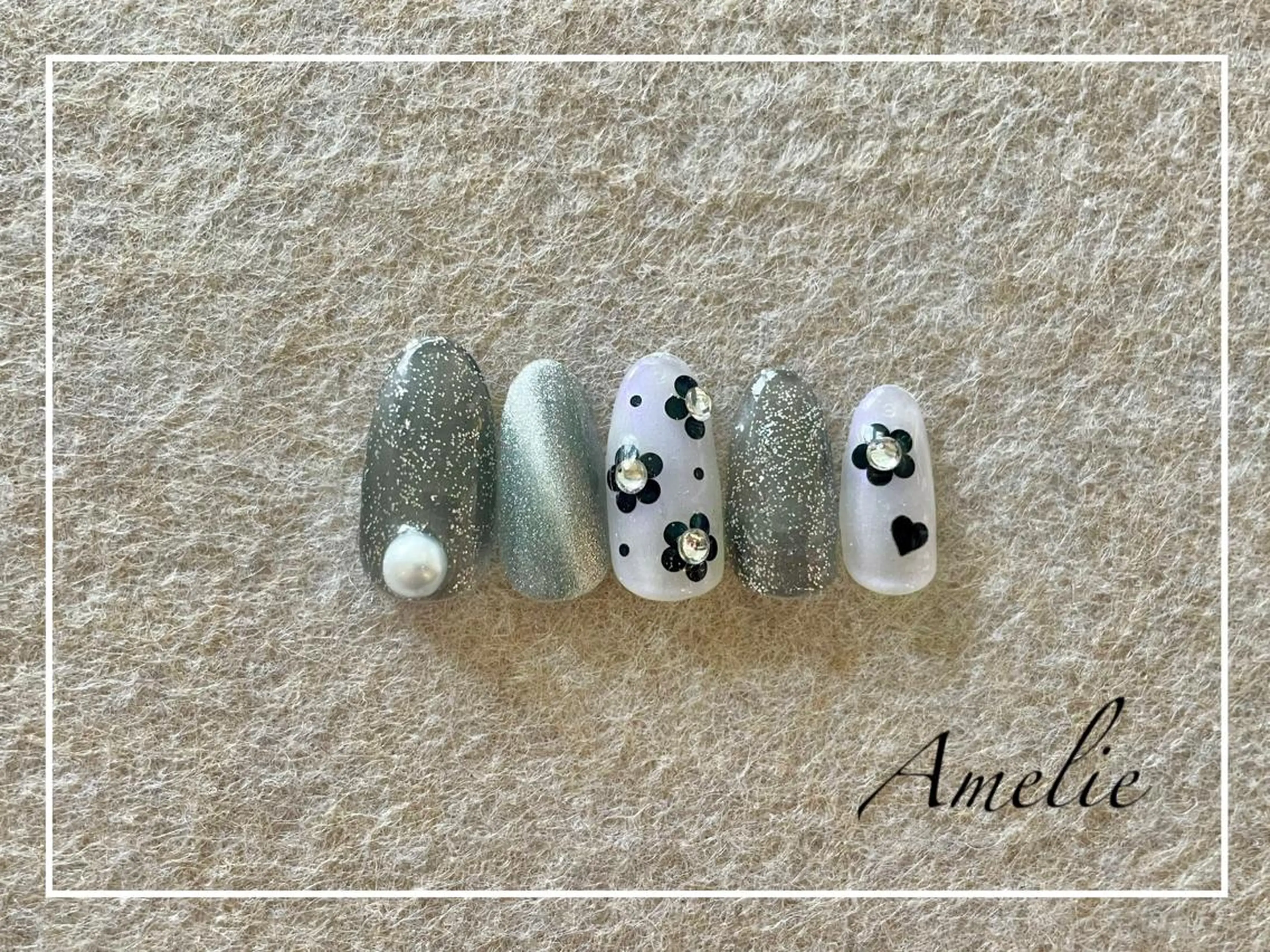 ネイル マグネットネイル ハンドネイル yo koのネイルデザイン