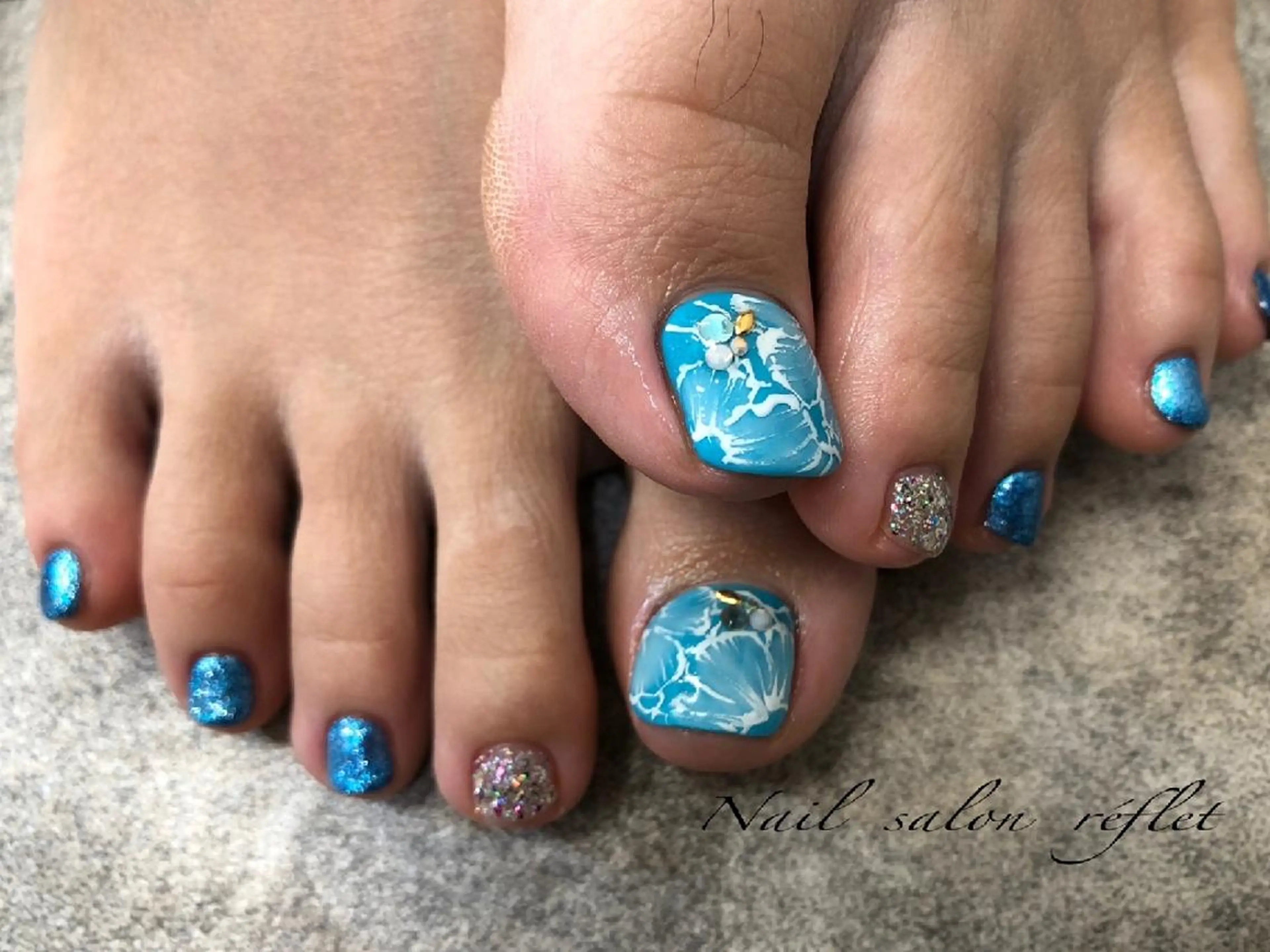 ネイル フットネイル Nailsalon Lebelのネイルデザイン