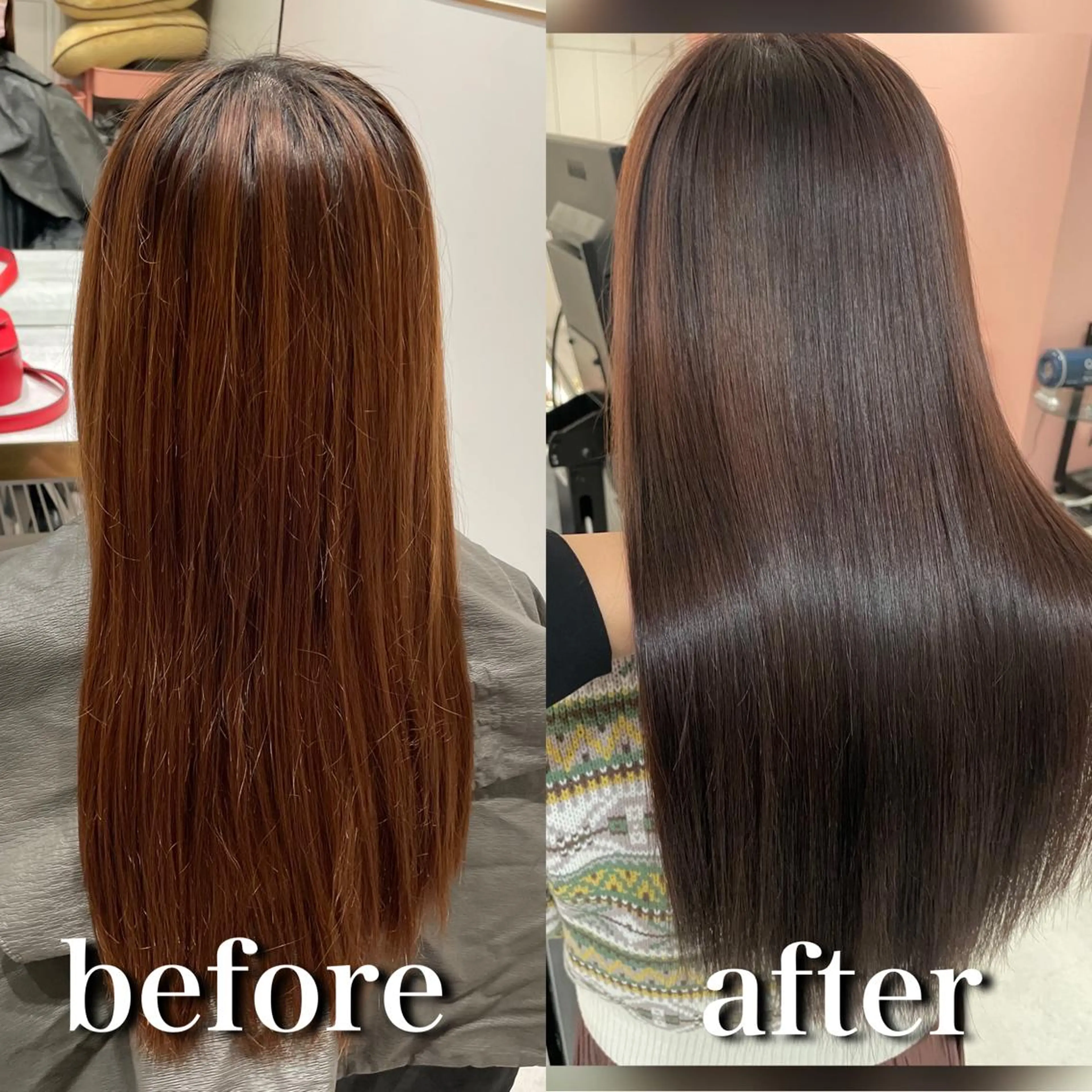 カラー レイヤーカット/透明 感カラー🐬永井瑠栞のヘアスタイル