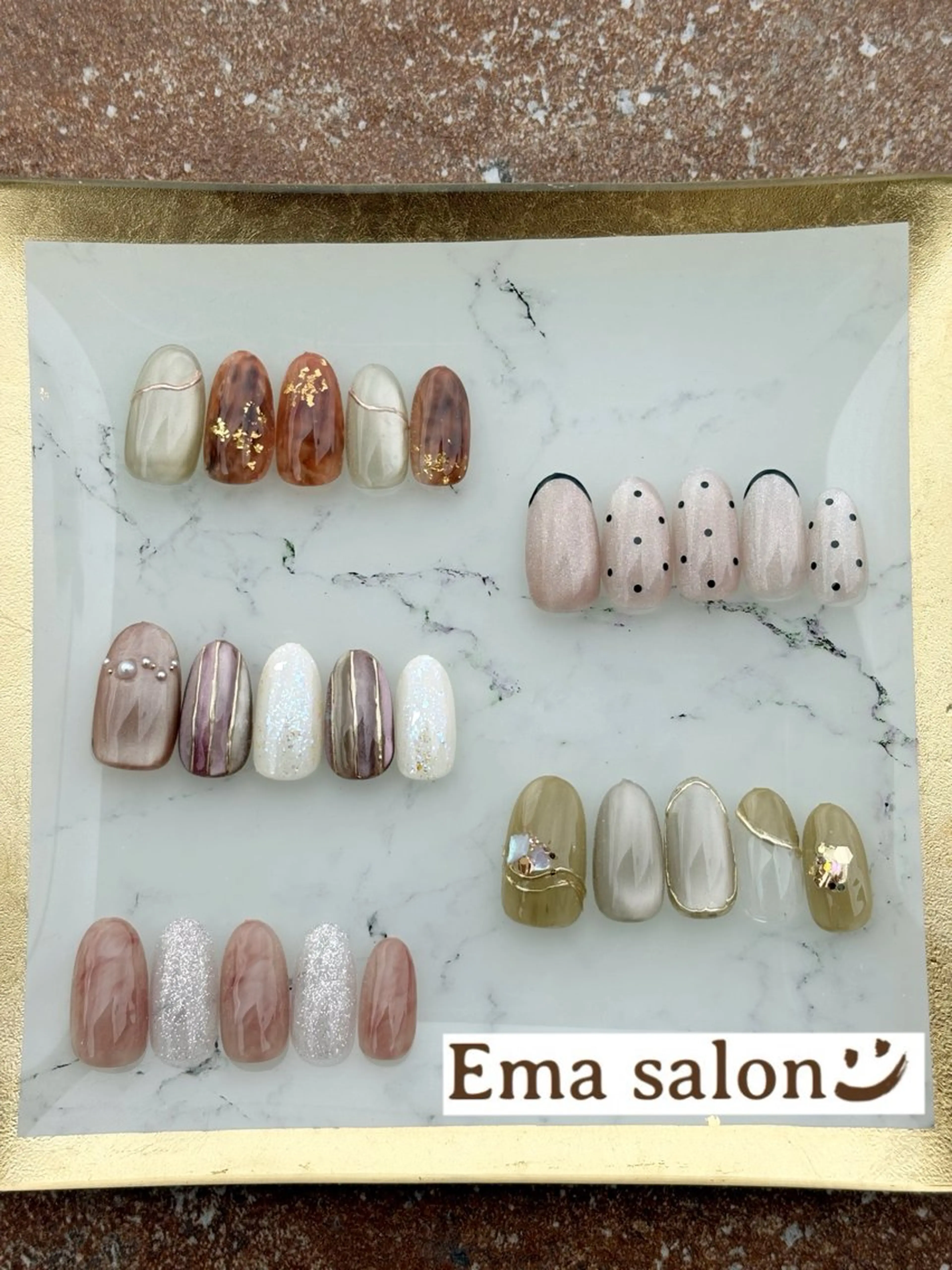 ネイル 持ち込み ハンドネイル Ema salon hiromiのネイルデザイン