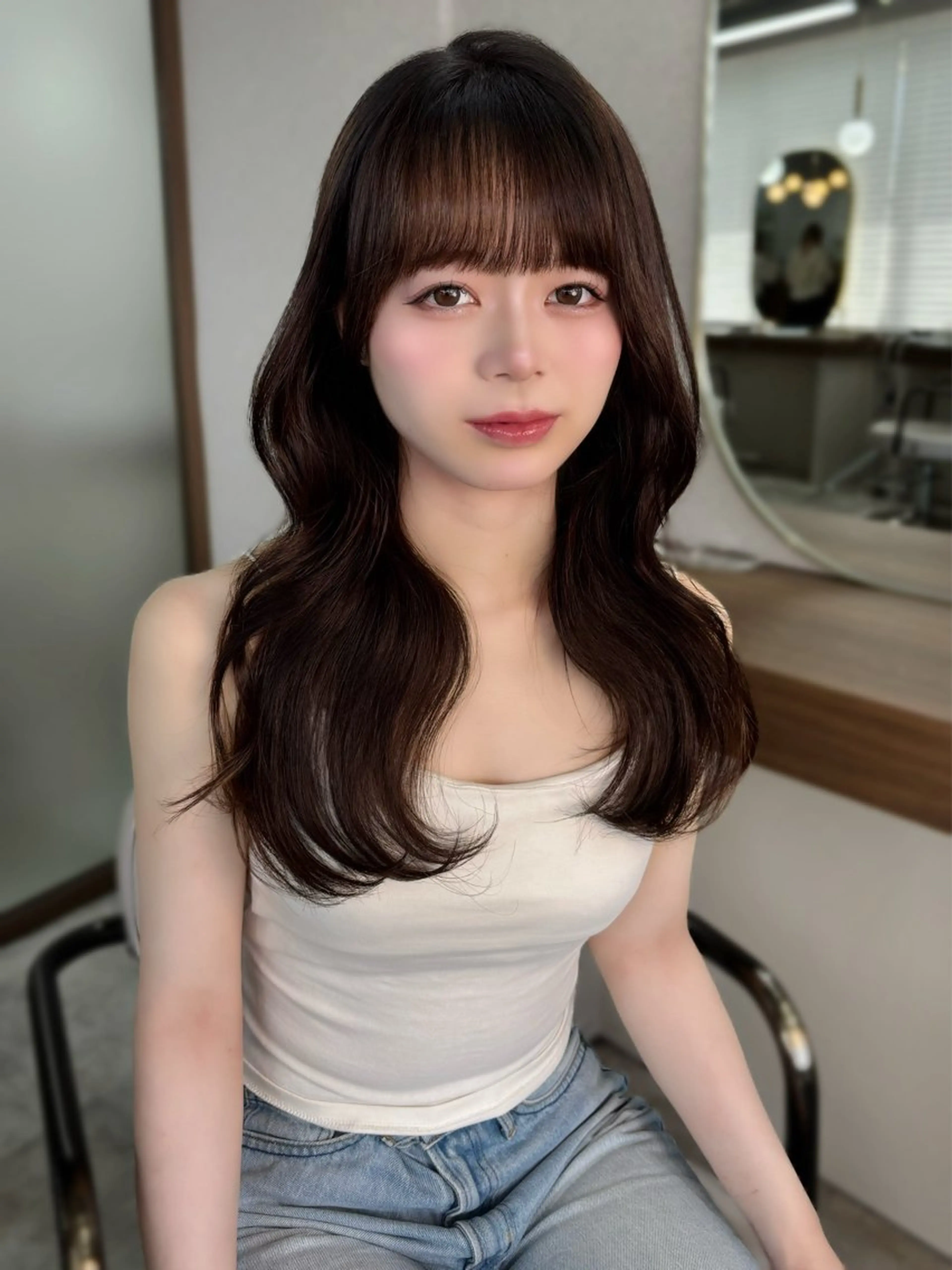 カラー ヘアカラー 🎀透明感カラー/ 博多美容室ゆうあ🎀のヘアスタイル