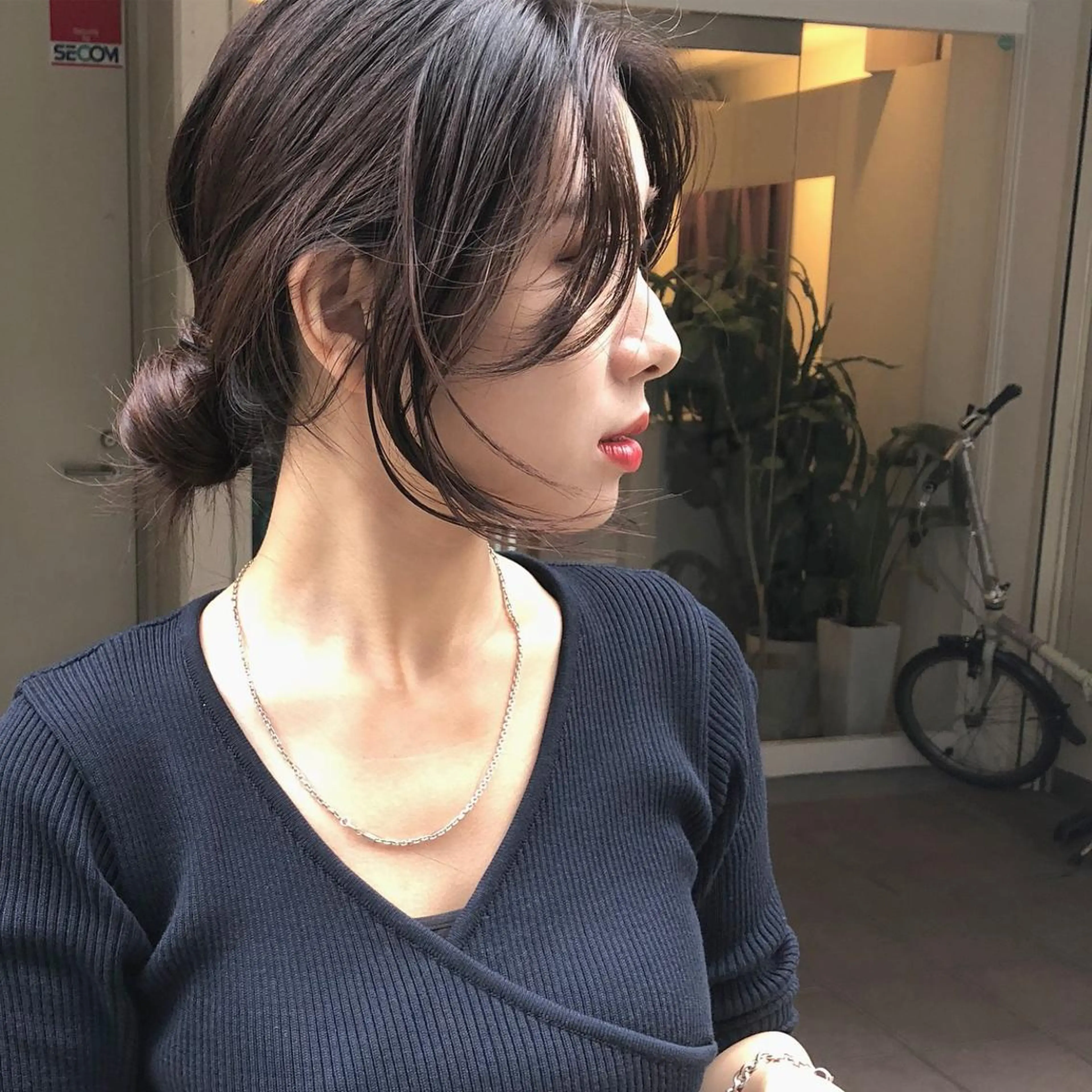 ロング ヘアアレンジ 顔周りカット hairsalon Athle所属・Teramura Kaoriのヘアスタイル