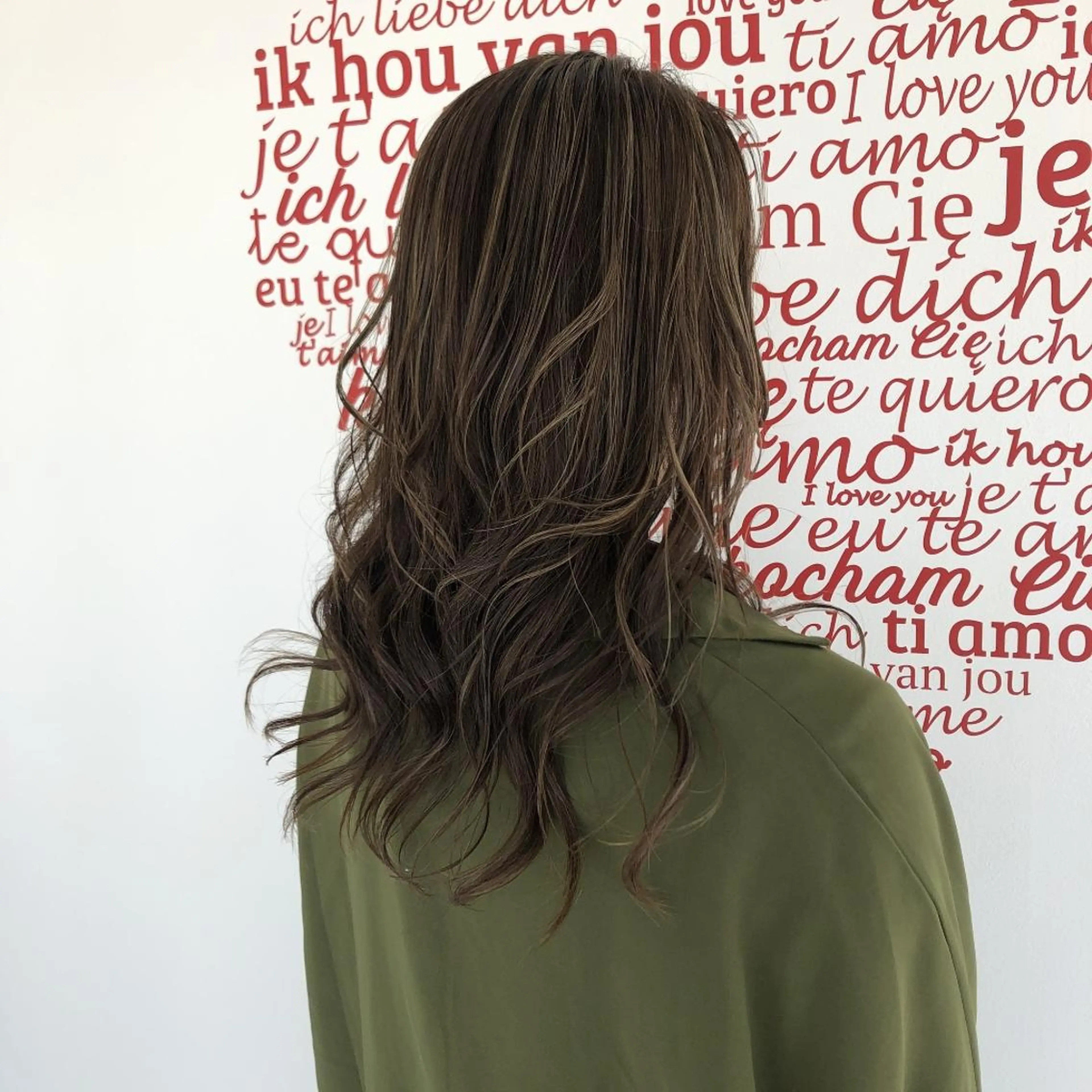 セミロング 【ハイライトに自信】 福田 将太のヘアスタイル