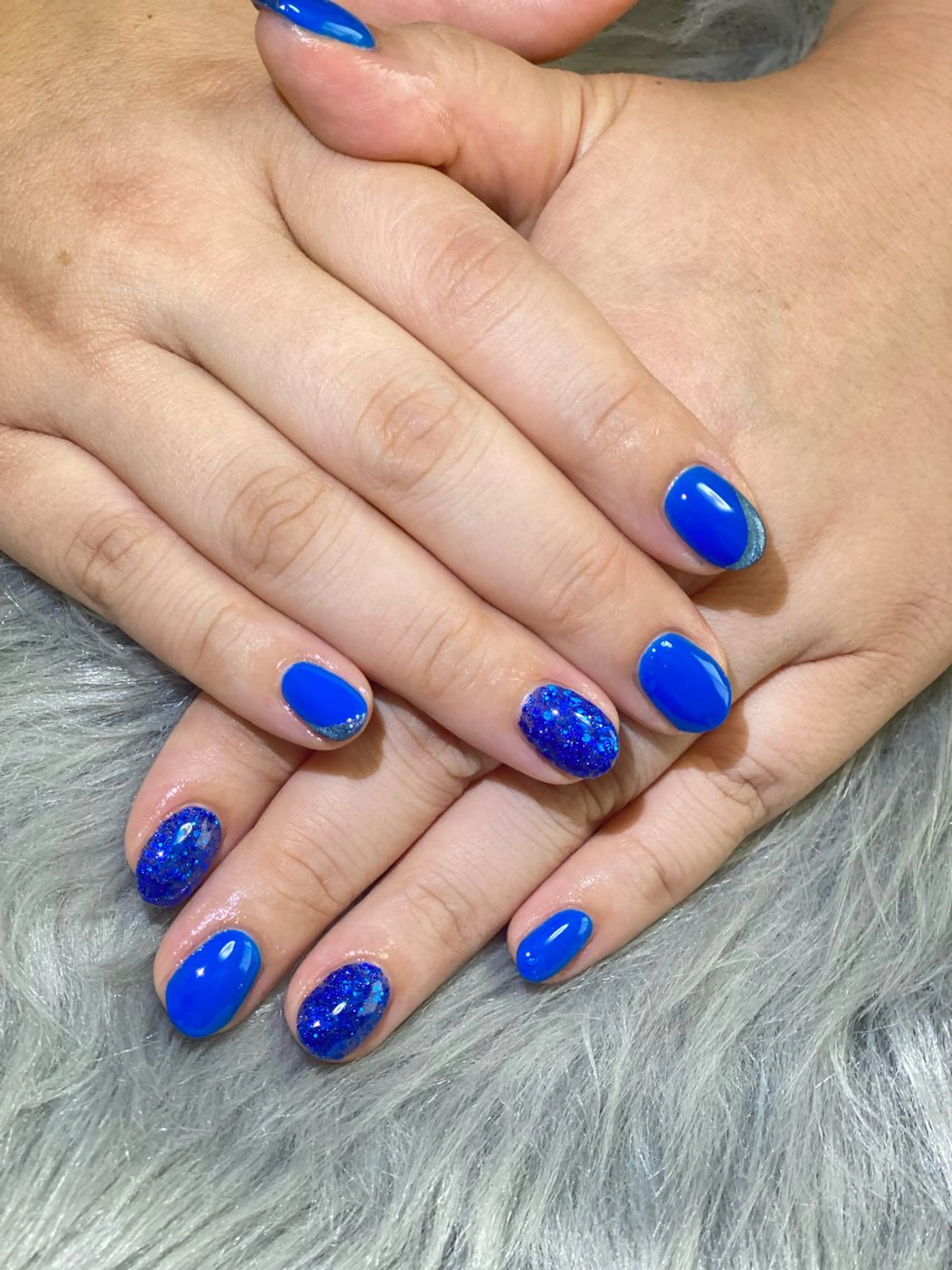 ネイル ブルー Esthetic Will所属・will 有希のネイルデザイン