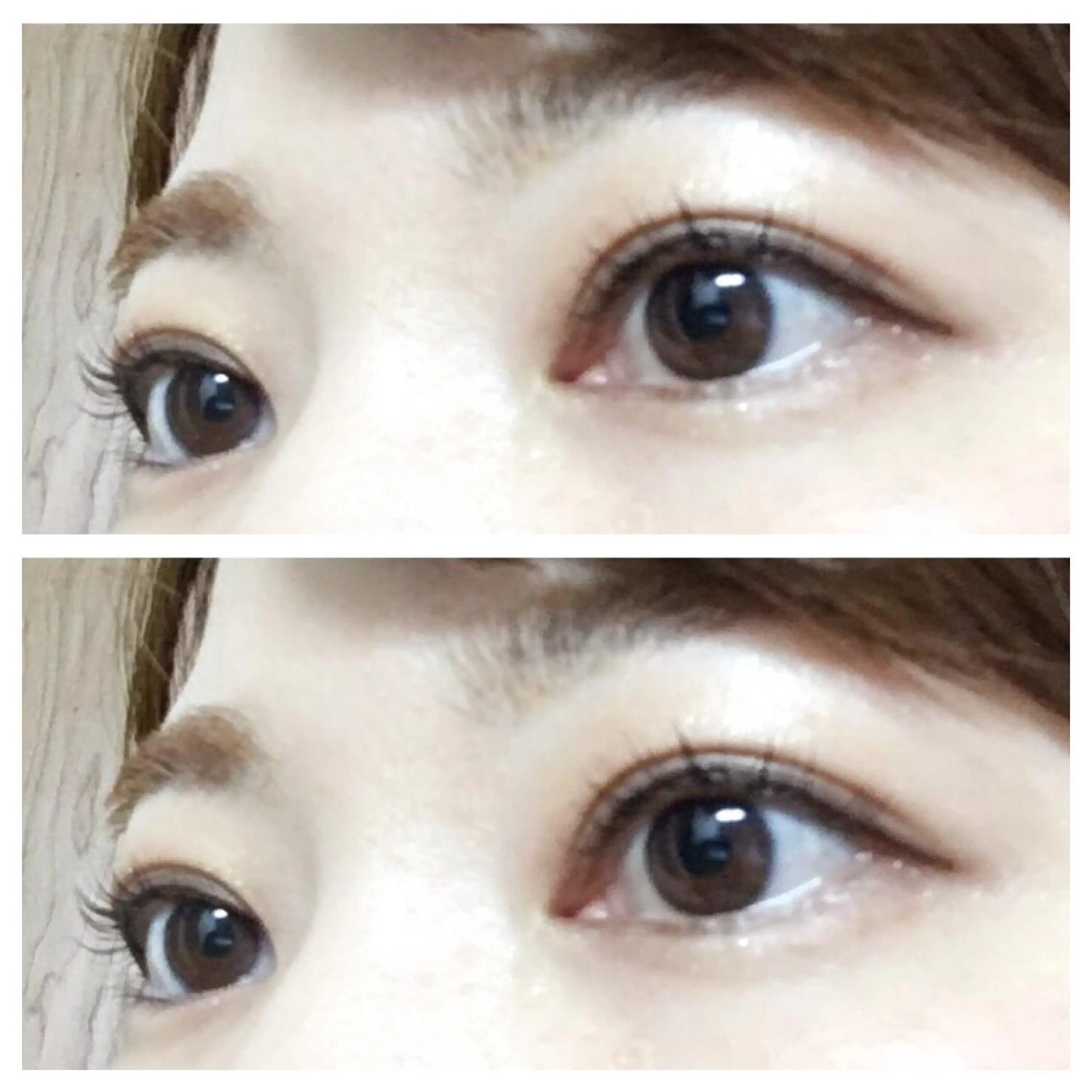 下睫毛パーマ(逆睫毛矯正)の写真