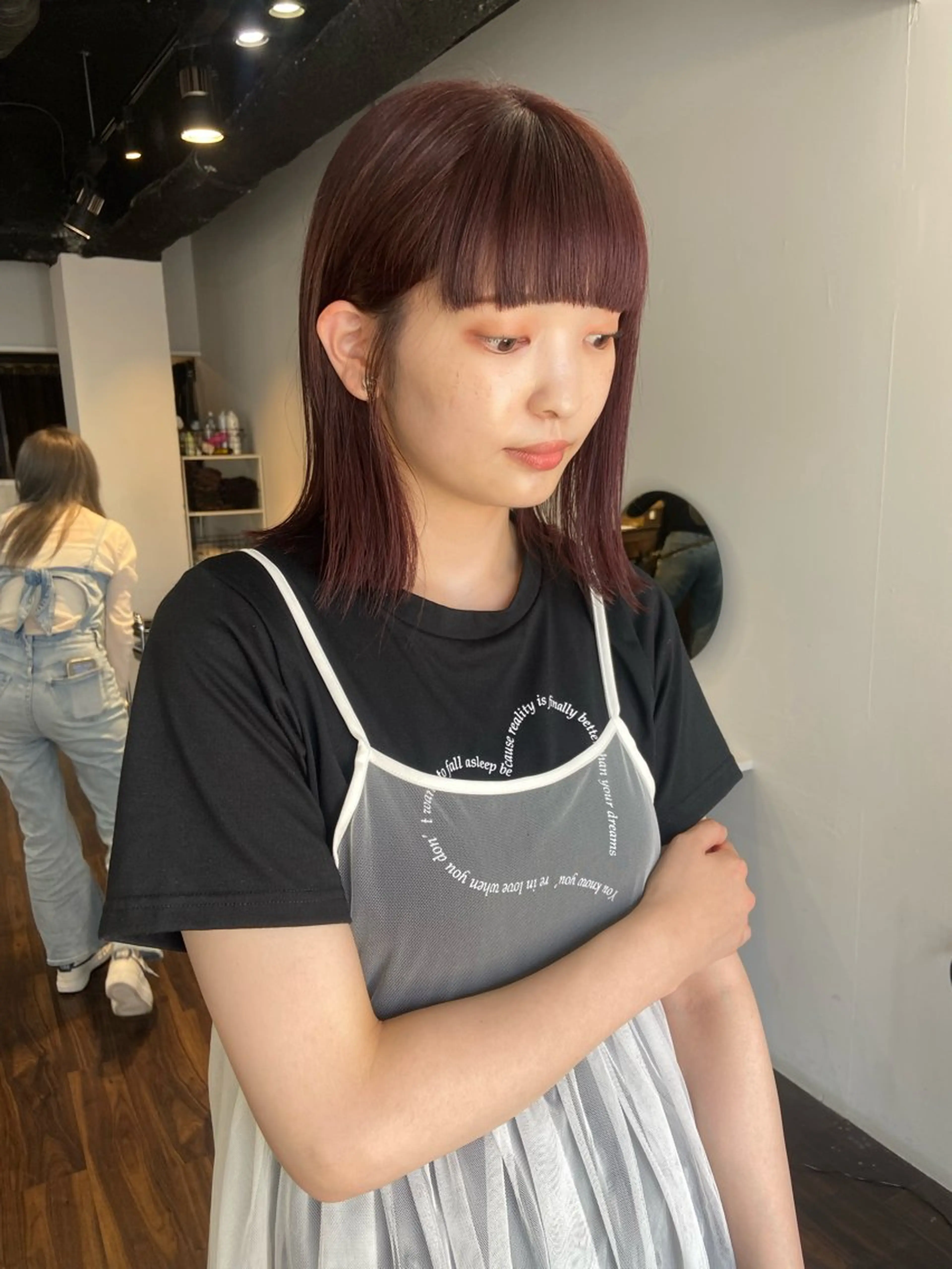 ミディアム カラー パーマ ヘアアレンジ 🌼似合わせのプロ 心斎橋/rena🌼のマツエク・マツパデザイン