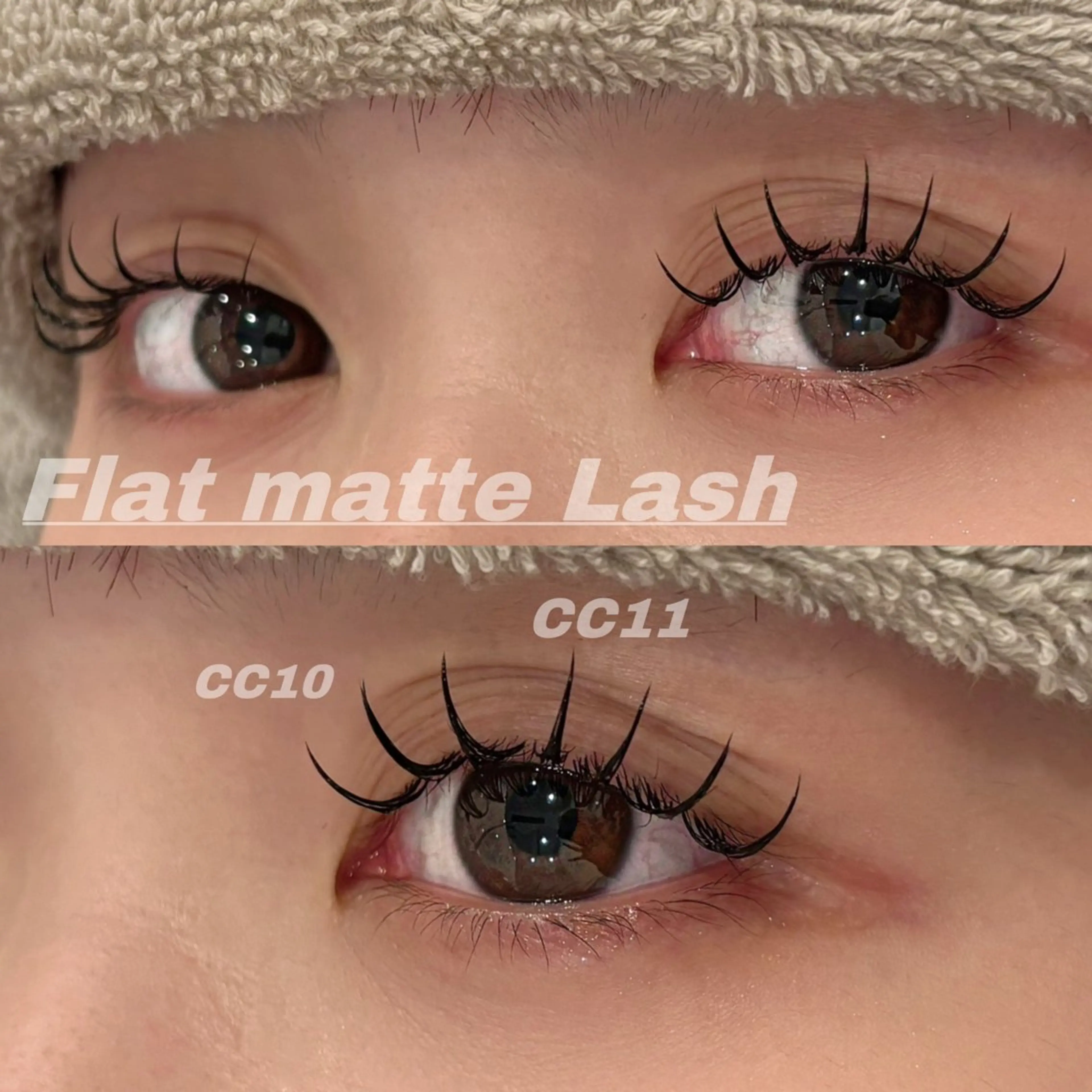マツエク・マツパ 束感まつ毛 CCカール Cカール フラットラッシュ マツエク Eye ELSA lash栄店の眉毛・アイブロウイメージ