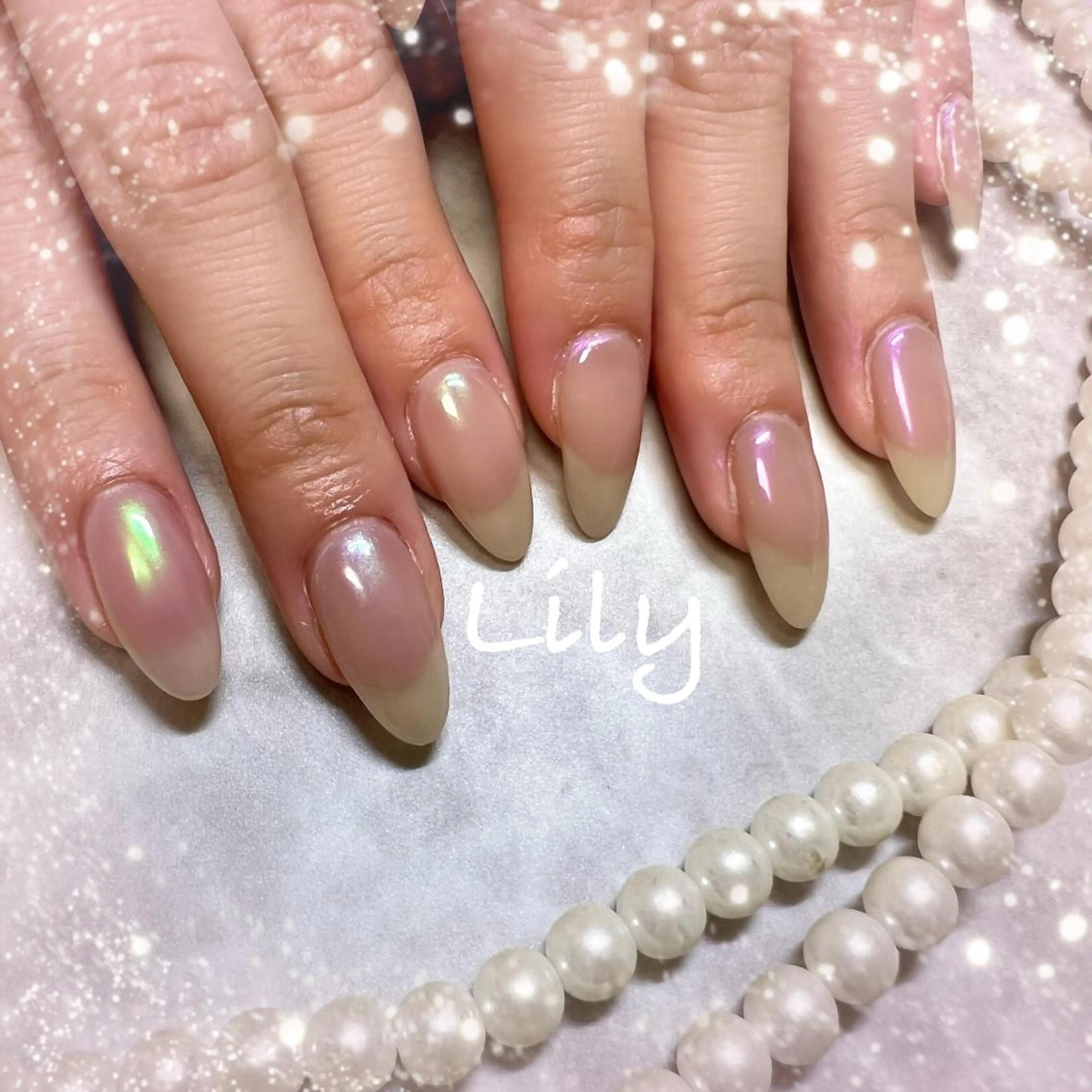 ネイル ハンドネイル Lily*nail 🌻Mii🌻のネイルデザイン