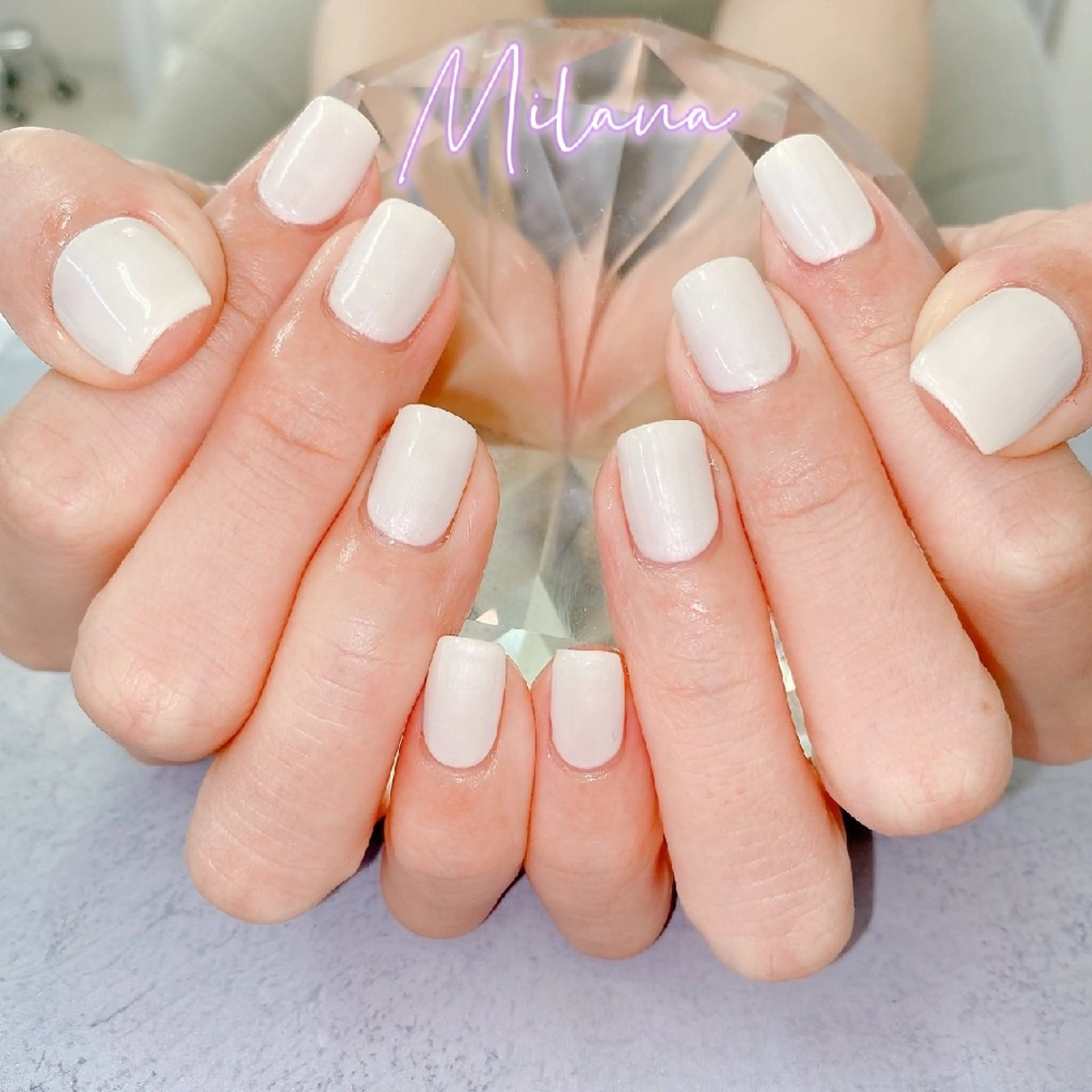 ネイル ワンカラーネイル Milana 川瀬のネイルデザイン