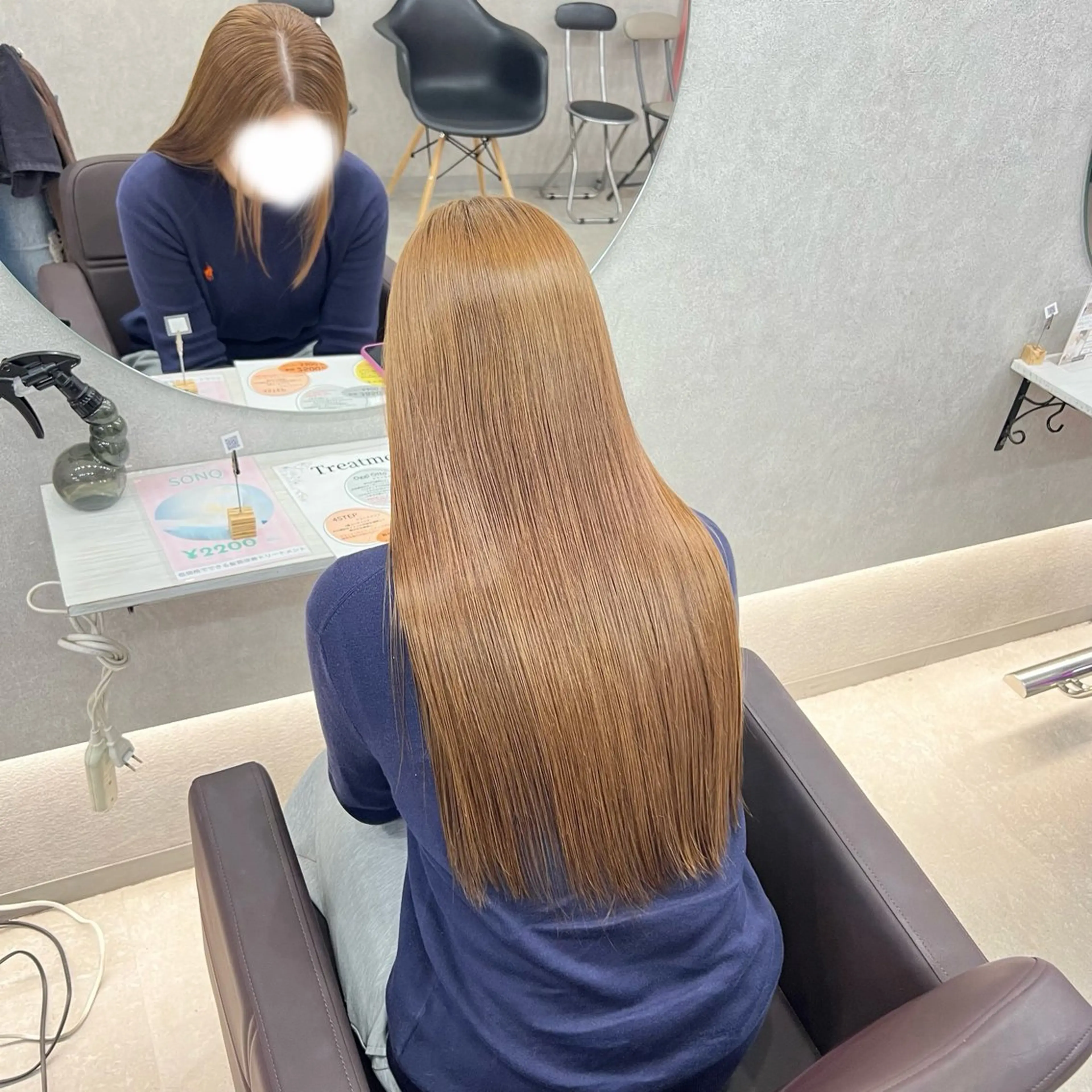 🫧ダメージレス透明感🫧Wカラー＋1stepトリートメントの写真