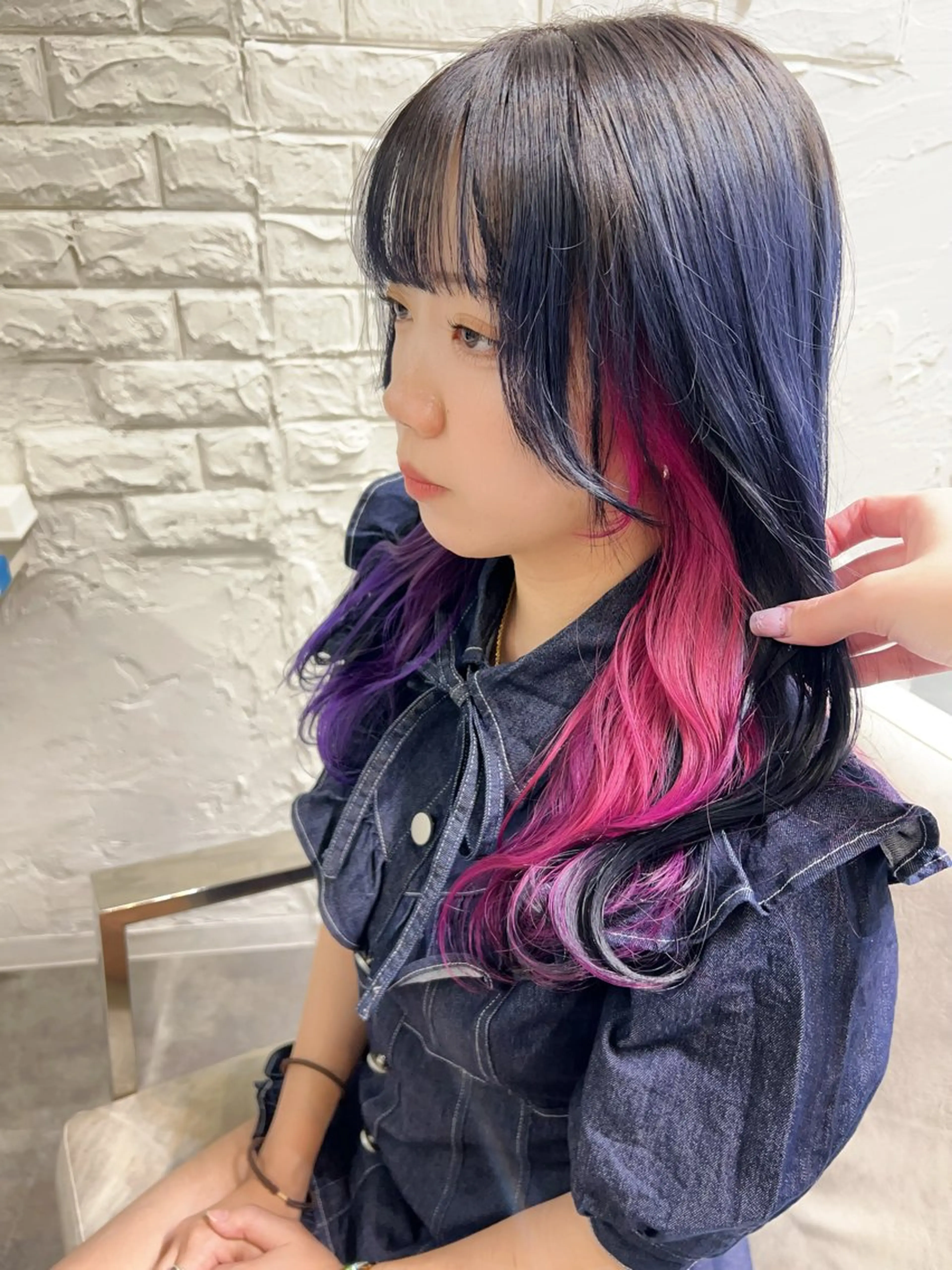 セミロング カラー ヘアカラー メンズパーマ/ エクステ🌞セナのヘアスタイル