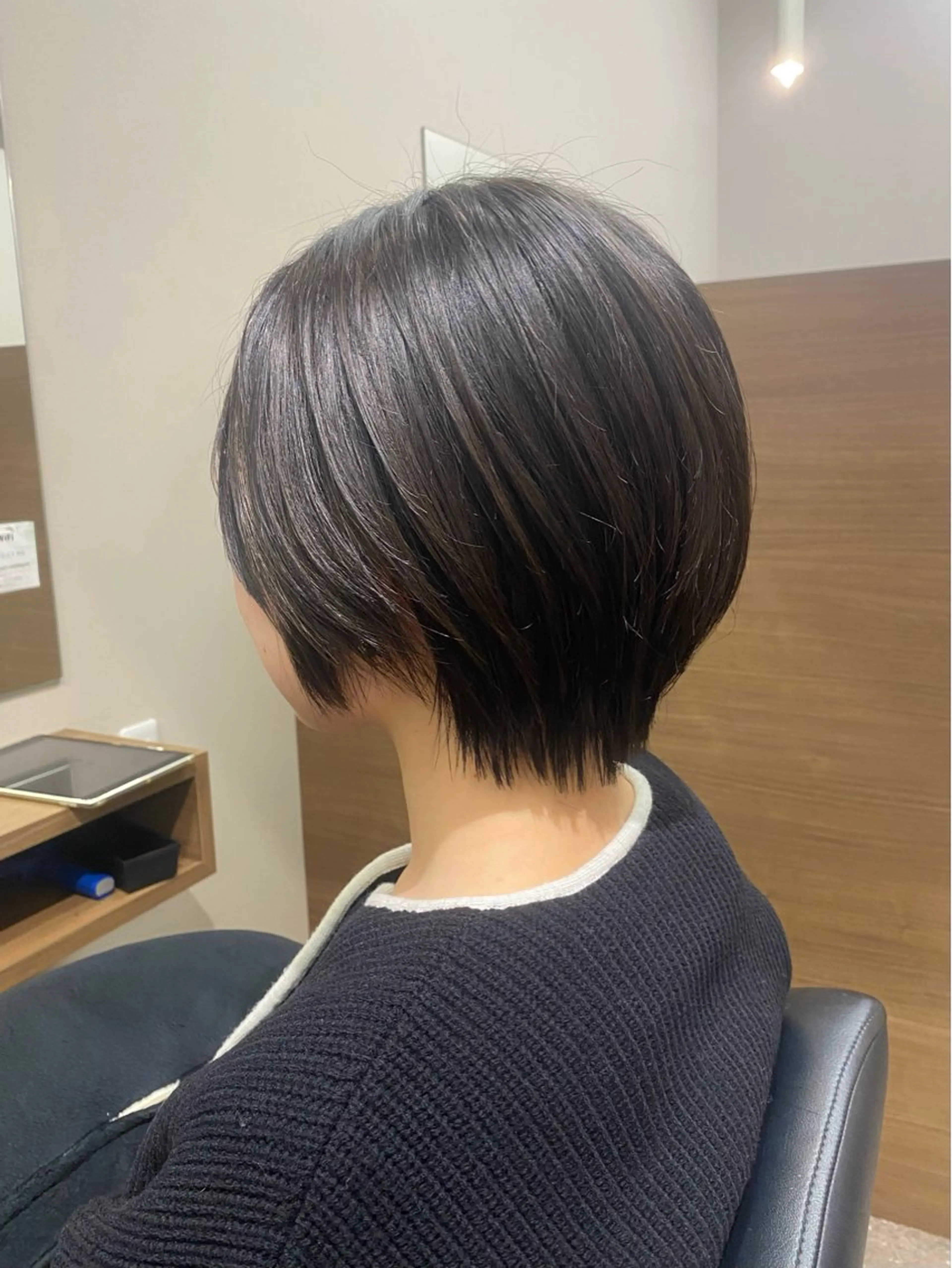 ショート 【ショート/ボブ 丸みショート】深萱のヘアスタイル