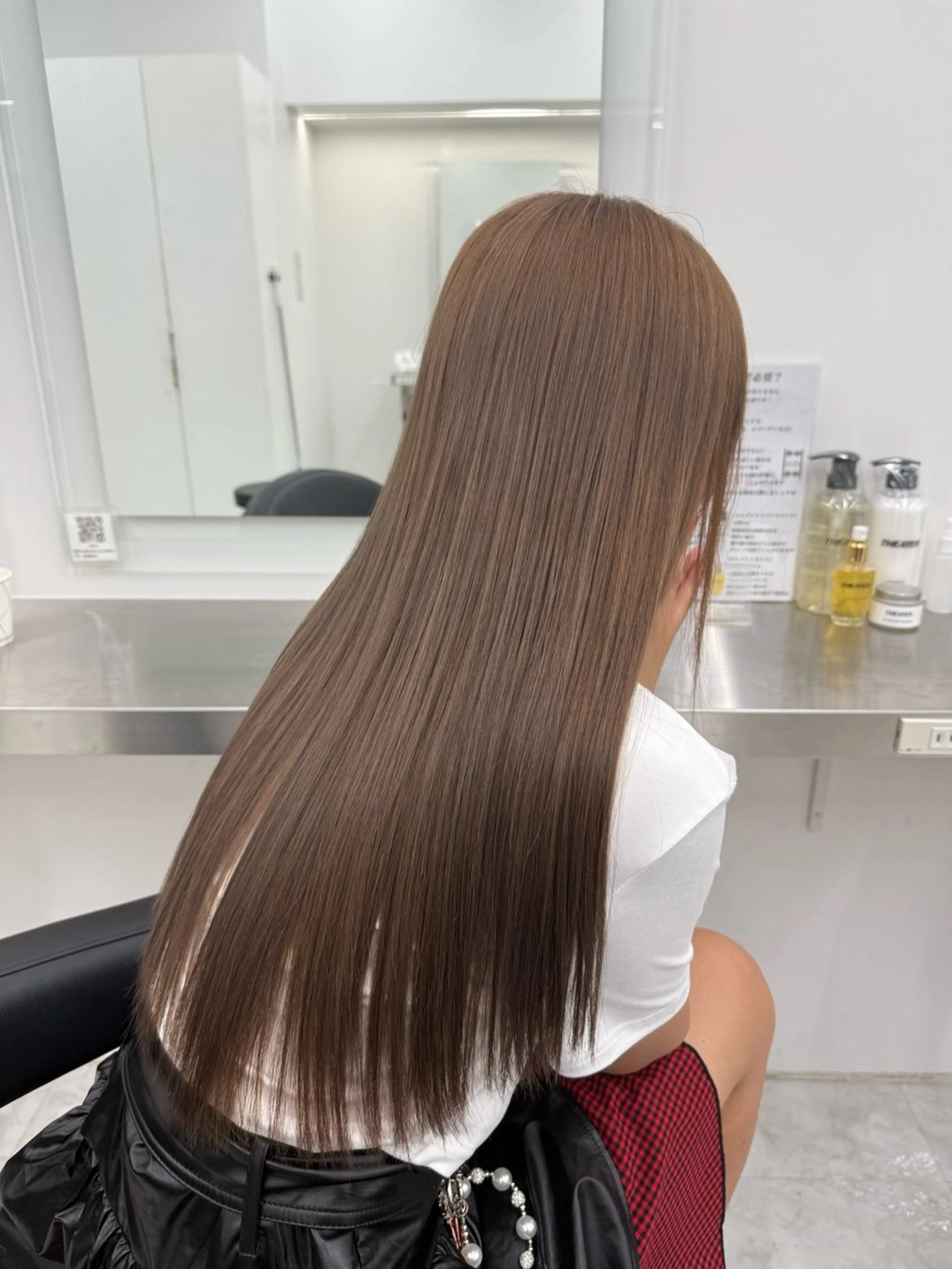 ロング ヘアカラー トリートメント 艶髪ハイトーンカラー 渋谷🎀ririkaのヘアスタイル