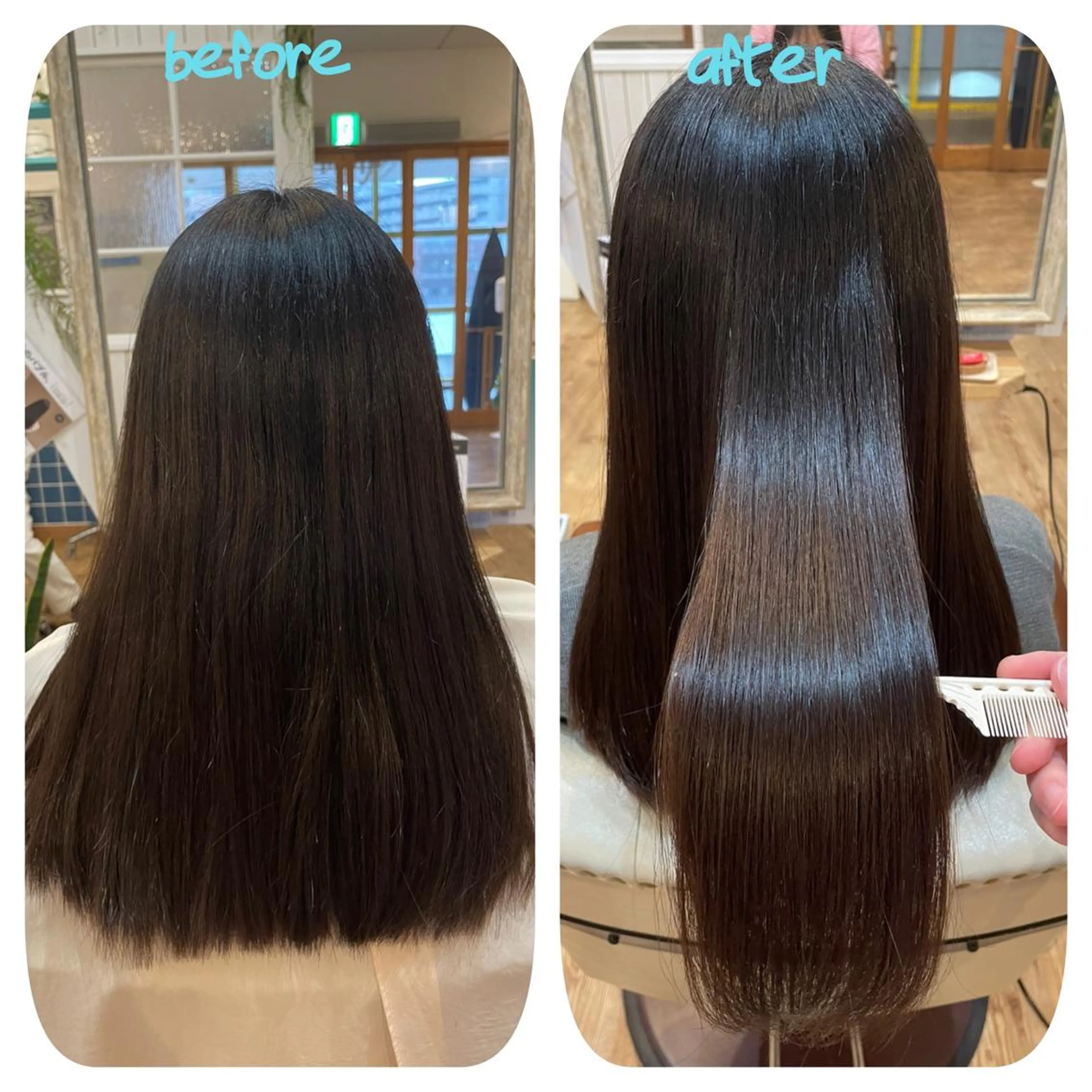 ☁️湿気とおさらば☁️前髪カット➕髪質改善トリートメントの写真