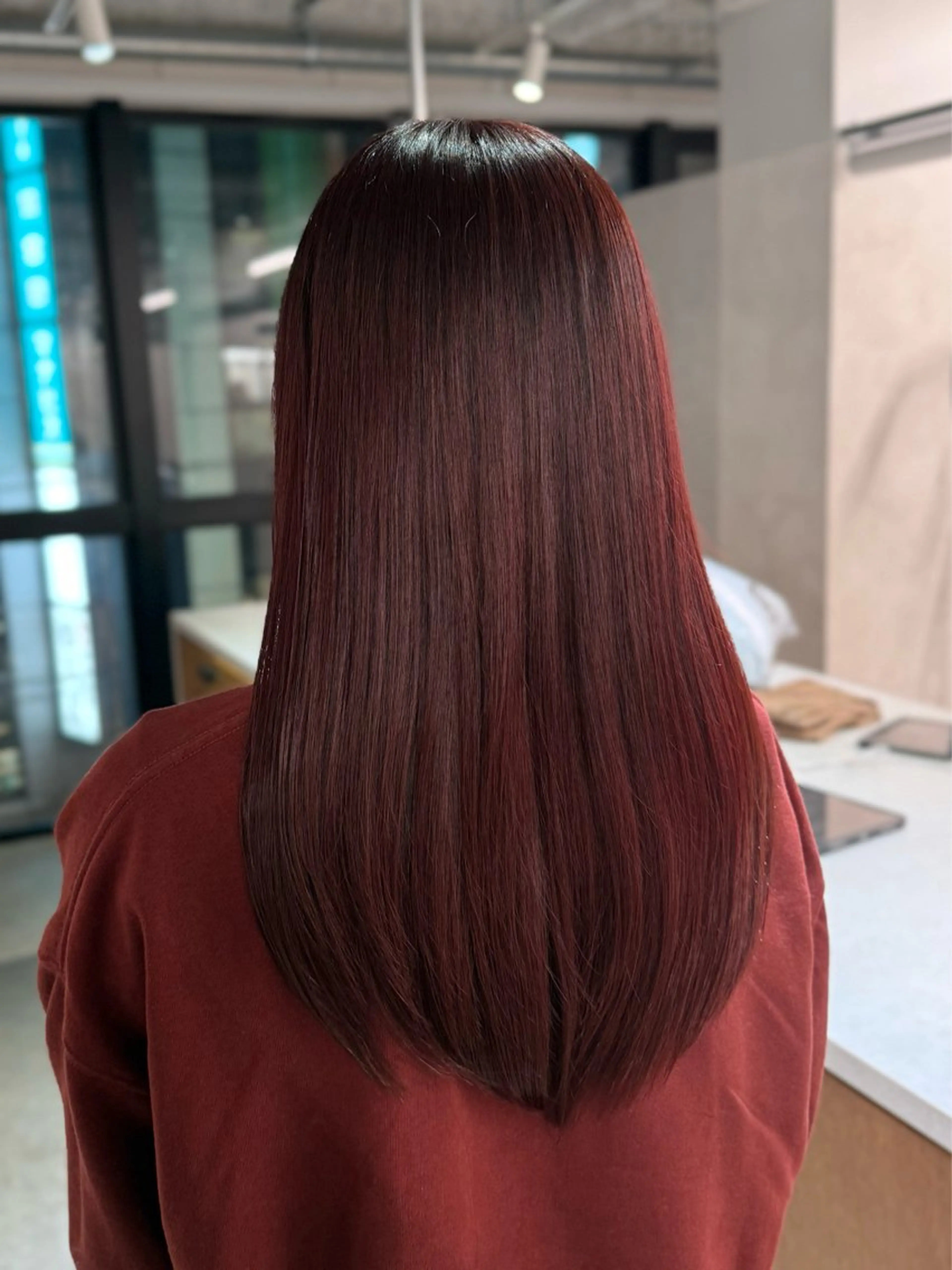 ミディアム 韓国風ヘア レイヤーカット 似合わせカット 🍎森貝洋亮🍎 ブリーチカラー特化のヘアスタイル