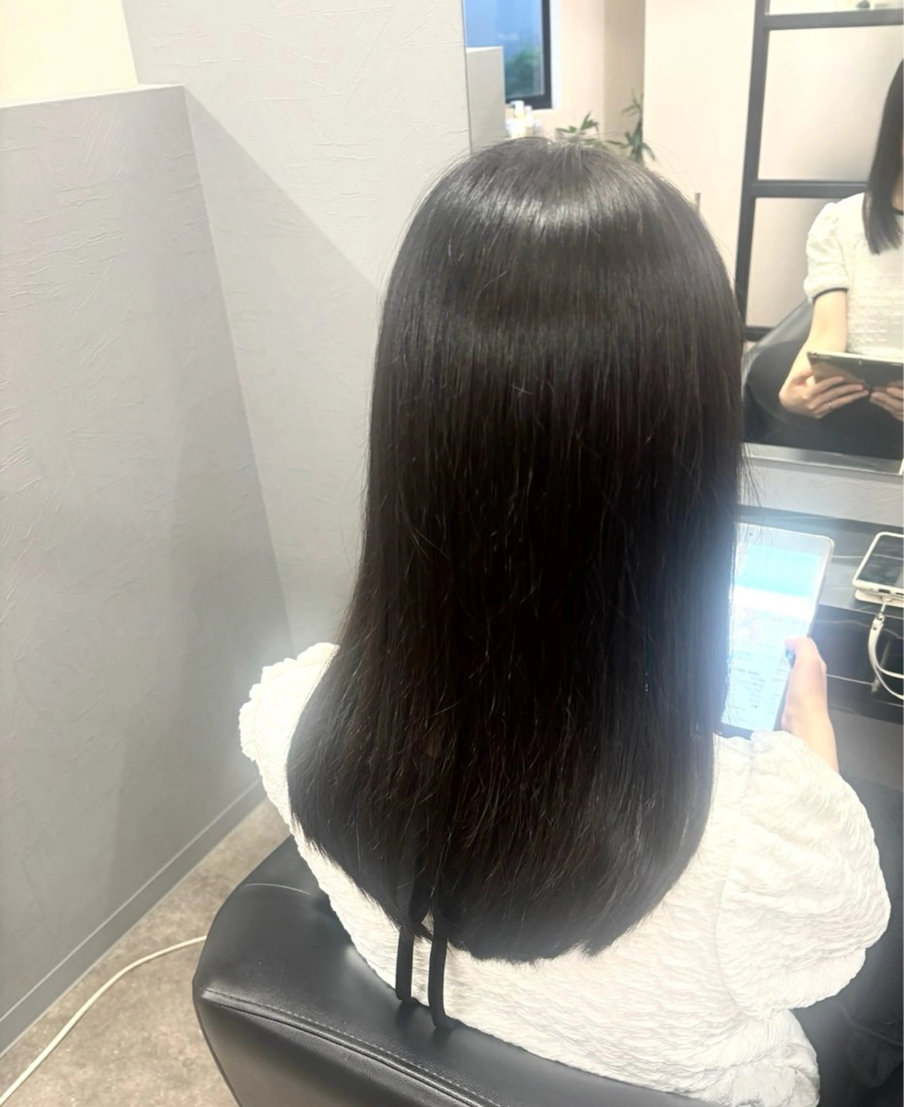 ロング 似合わせカット 骨格/顔型/診断/ 伏見/伊藤桃花のヘアスタイル