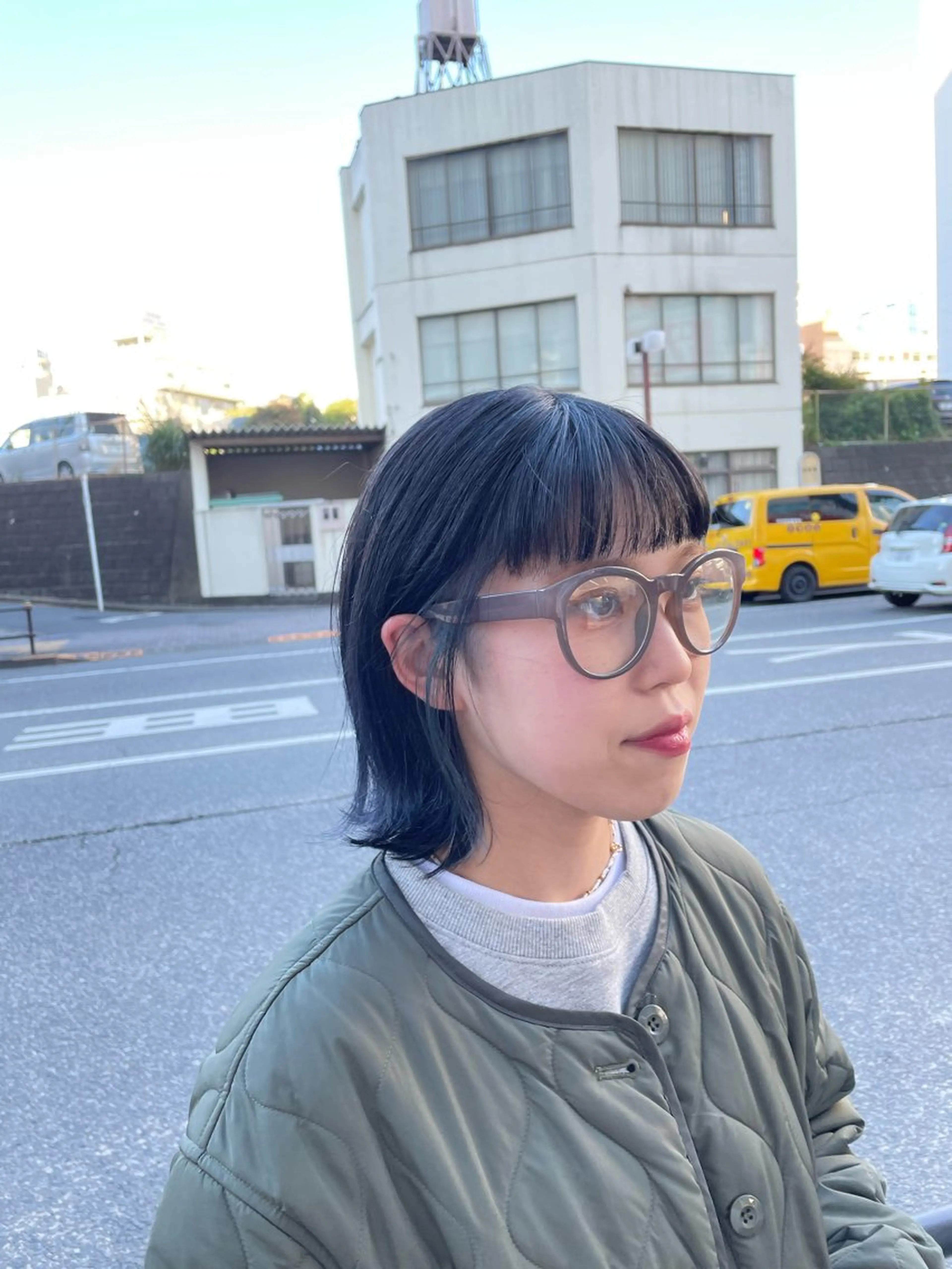 ショート カラー イヤリングカラー カット ヘアカラー Kazusa/川越/ エクステ/ハイトーンのヘアスタイル