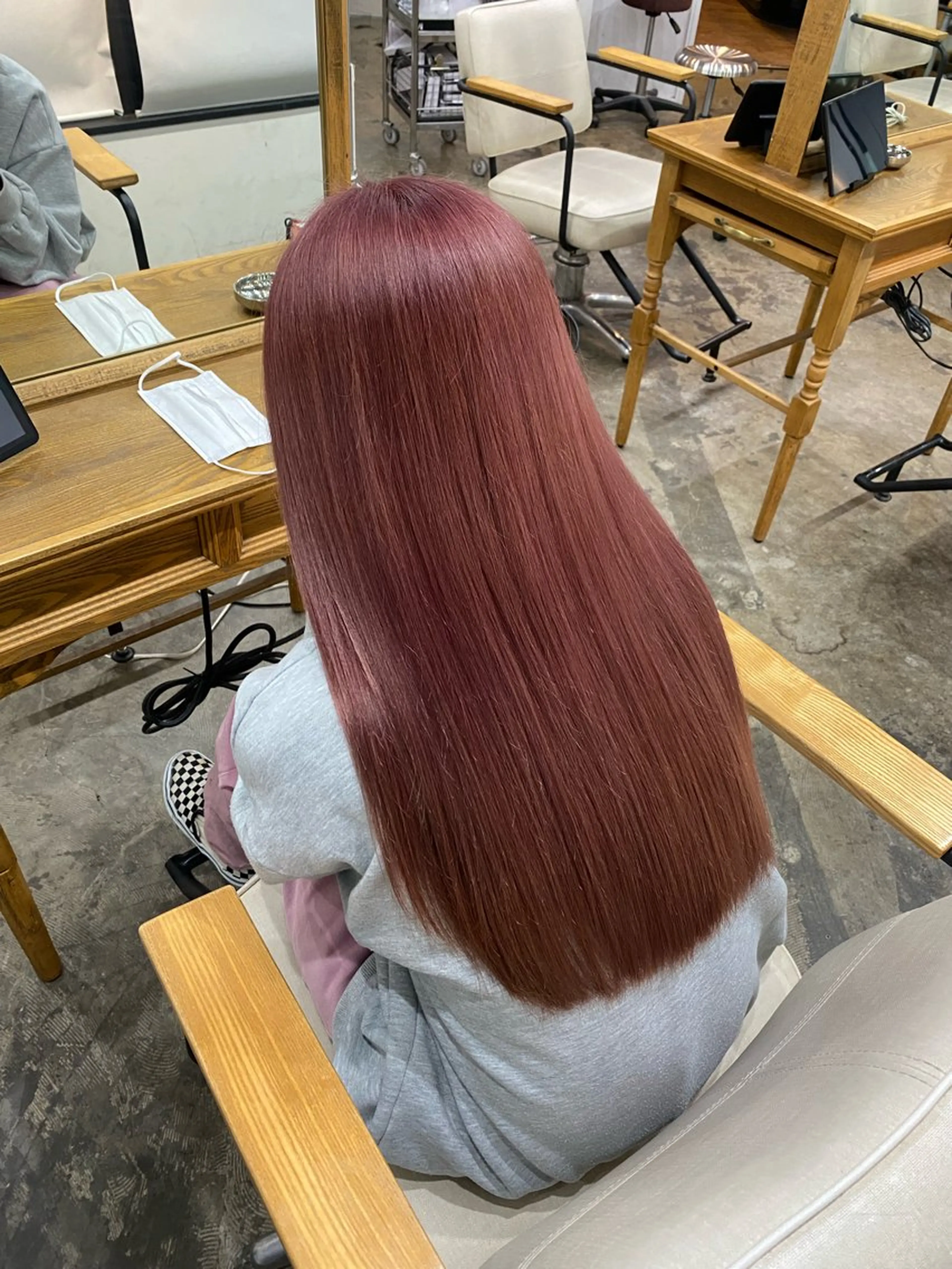 ロング カラー ヘアカラー トリートメント エクステモデル募集 💗大阪梅田/川上のヘアスタイル