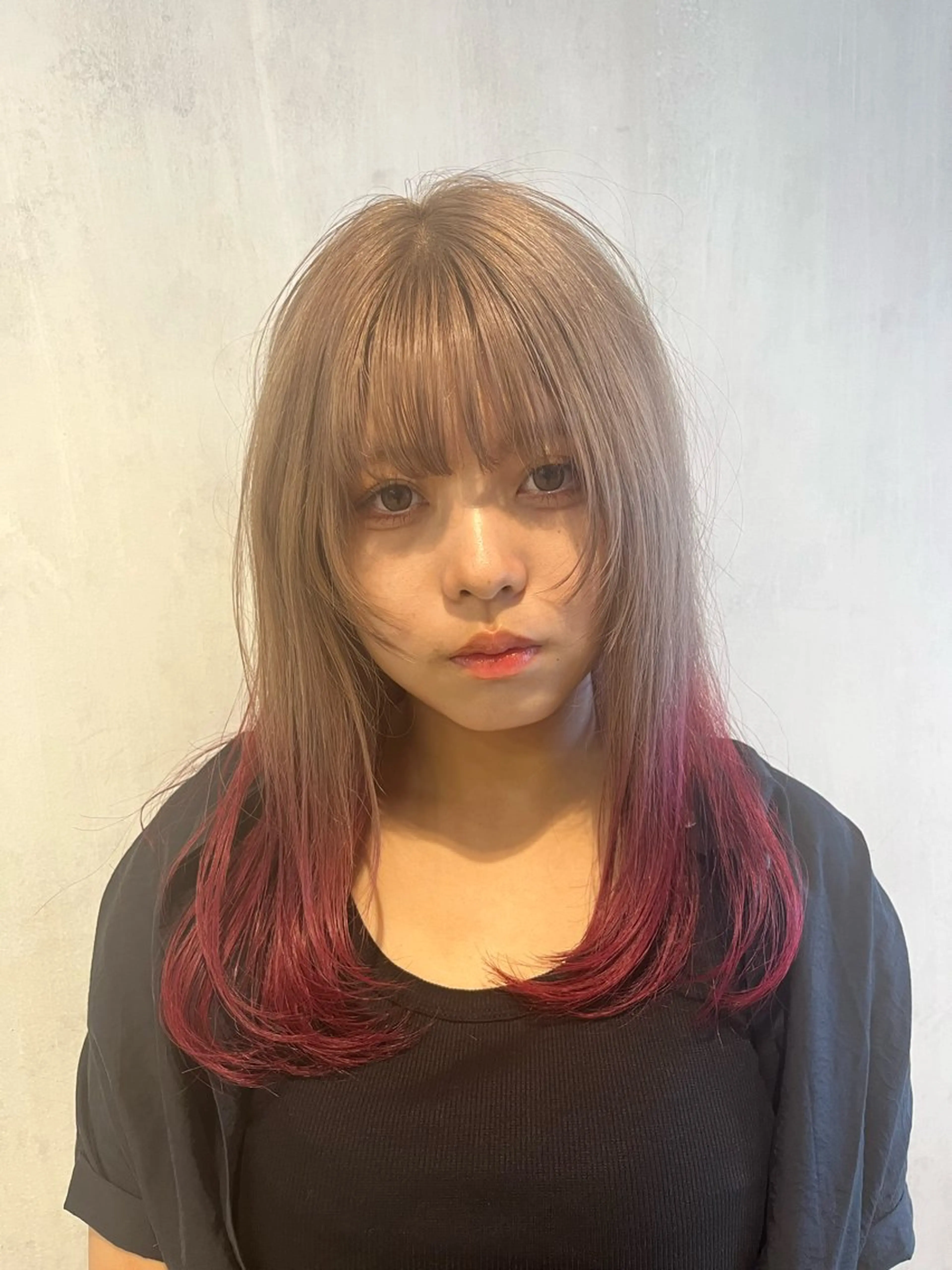 ロング レイヤーカット shuto/ ショートカット/本山のヘアスタイル