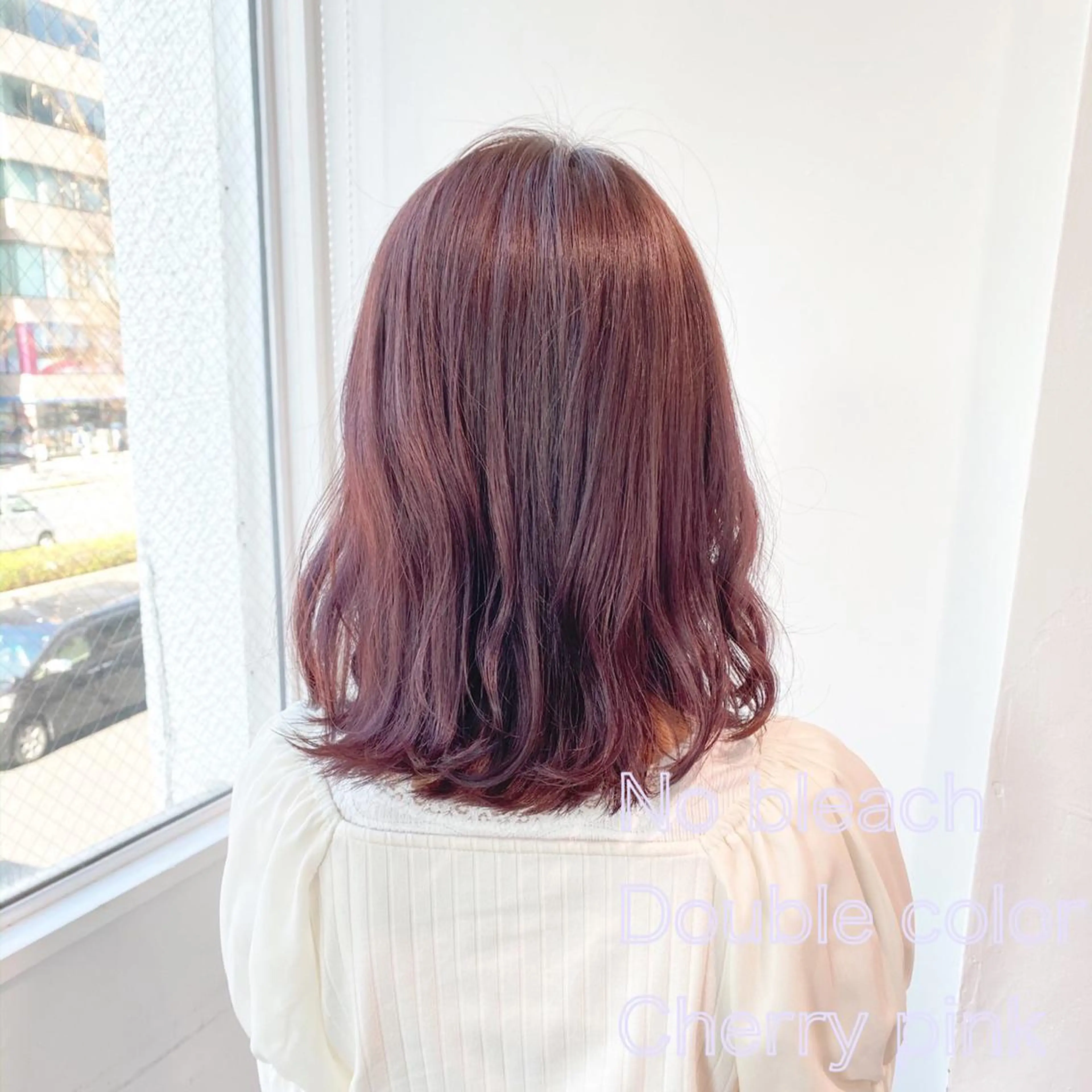 ロング カラー パーマ ヘアアレンジ マツエク・マツパ ブリーチ ブリーチなしカラー ピンクカラー カラーマツエク 𓏸レイヤー髪質改善 透けカラーカノン🫧のヘアスタイル