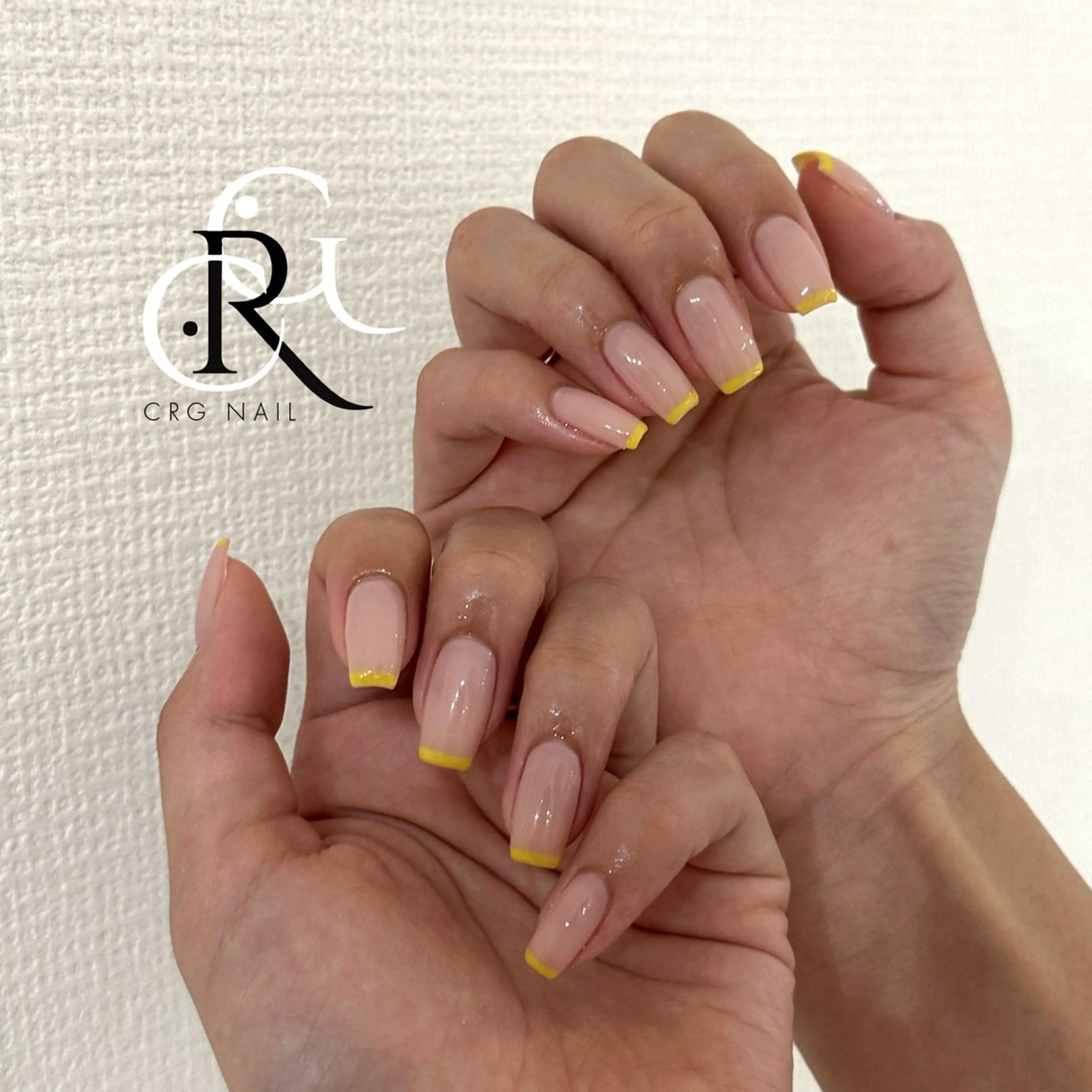 ネイル フレンチネイル ハンドネイル 美フォルム✨ CRG　RURIのネイルデザイン