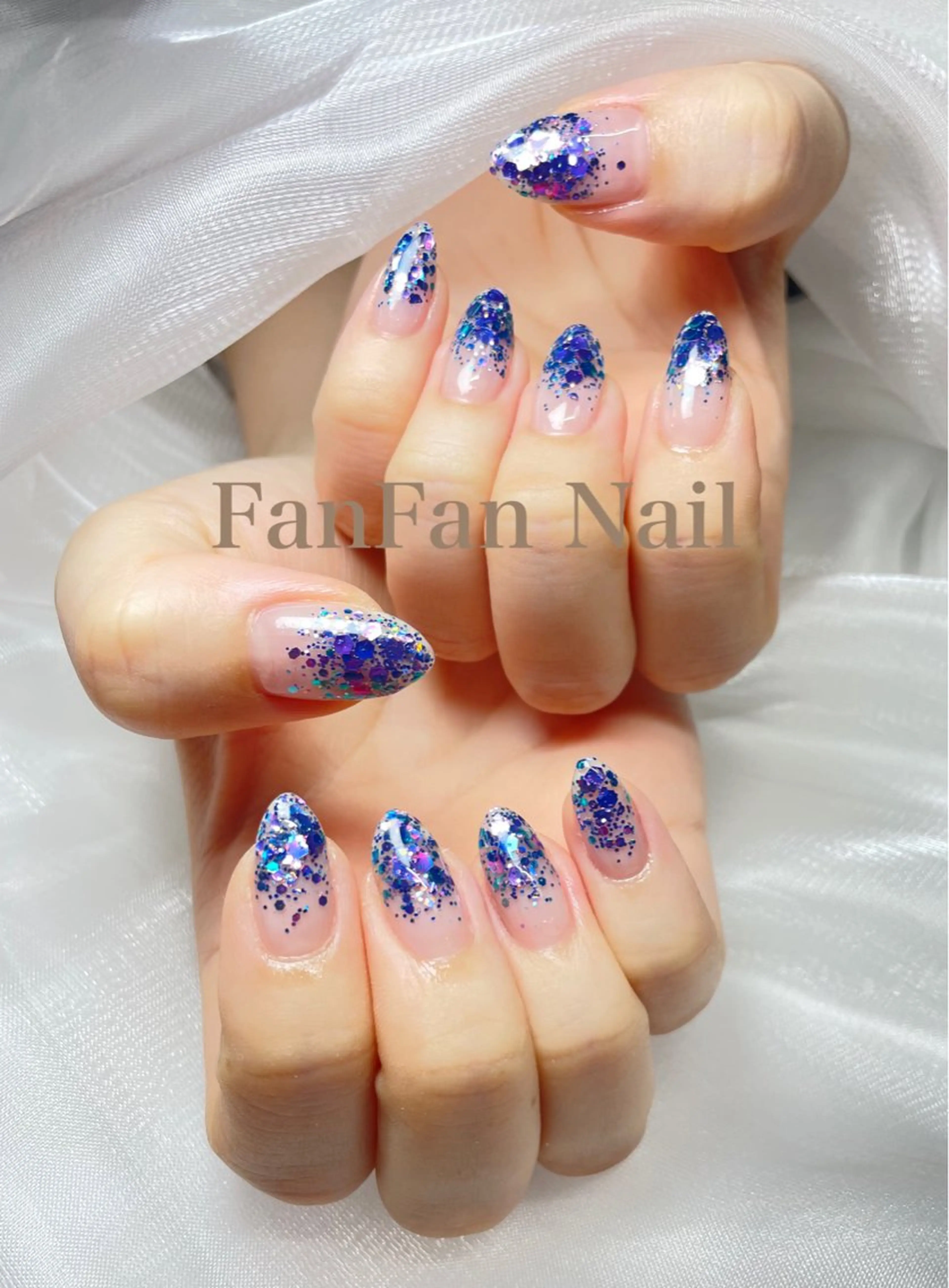 ネイル FanFan 長さ出し専門のネイルデザイン