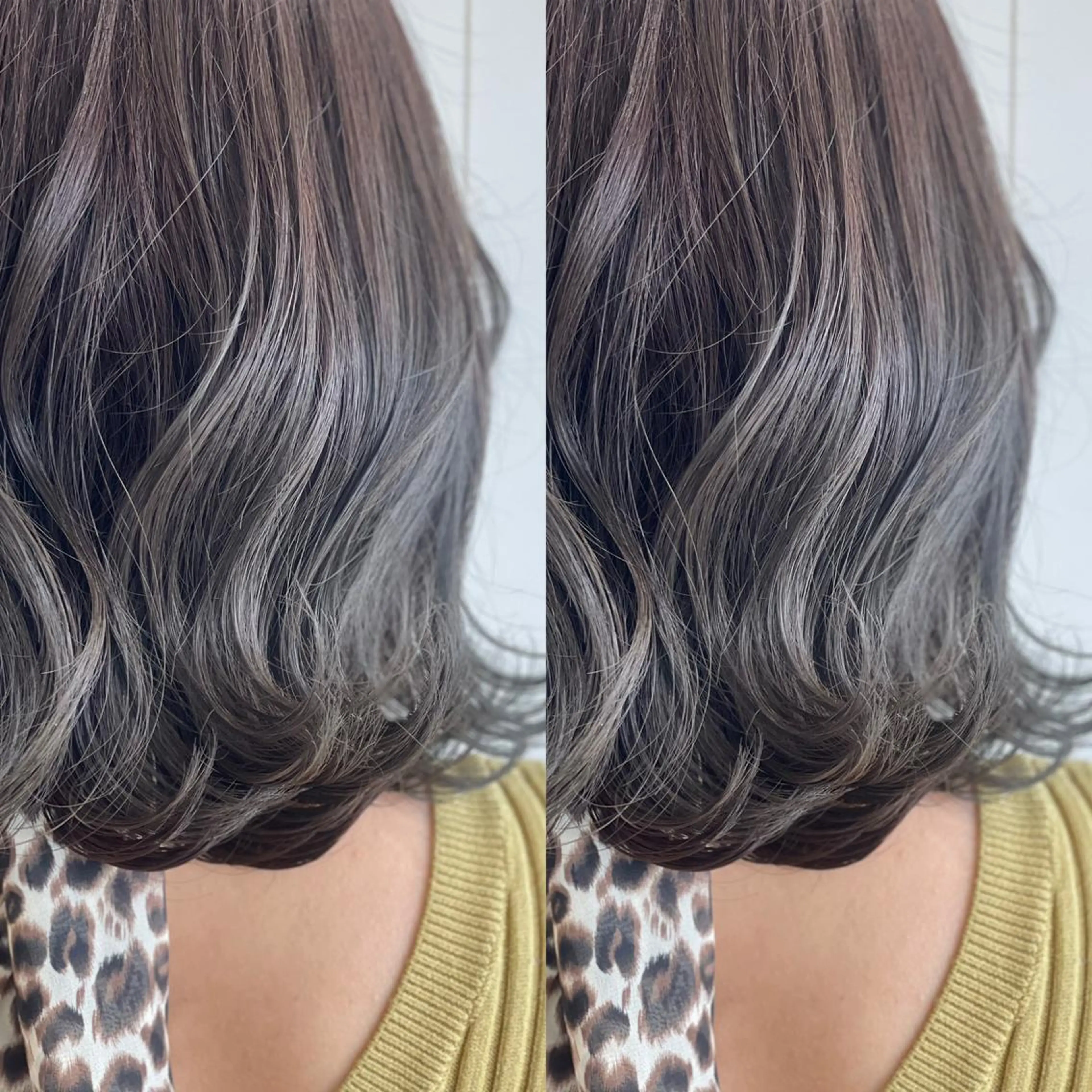 セミロング カラー ベージュカラー Snaly カラー特化ページのヘアスタイル