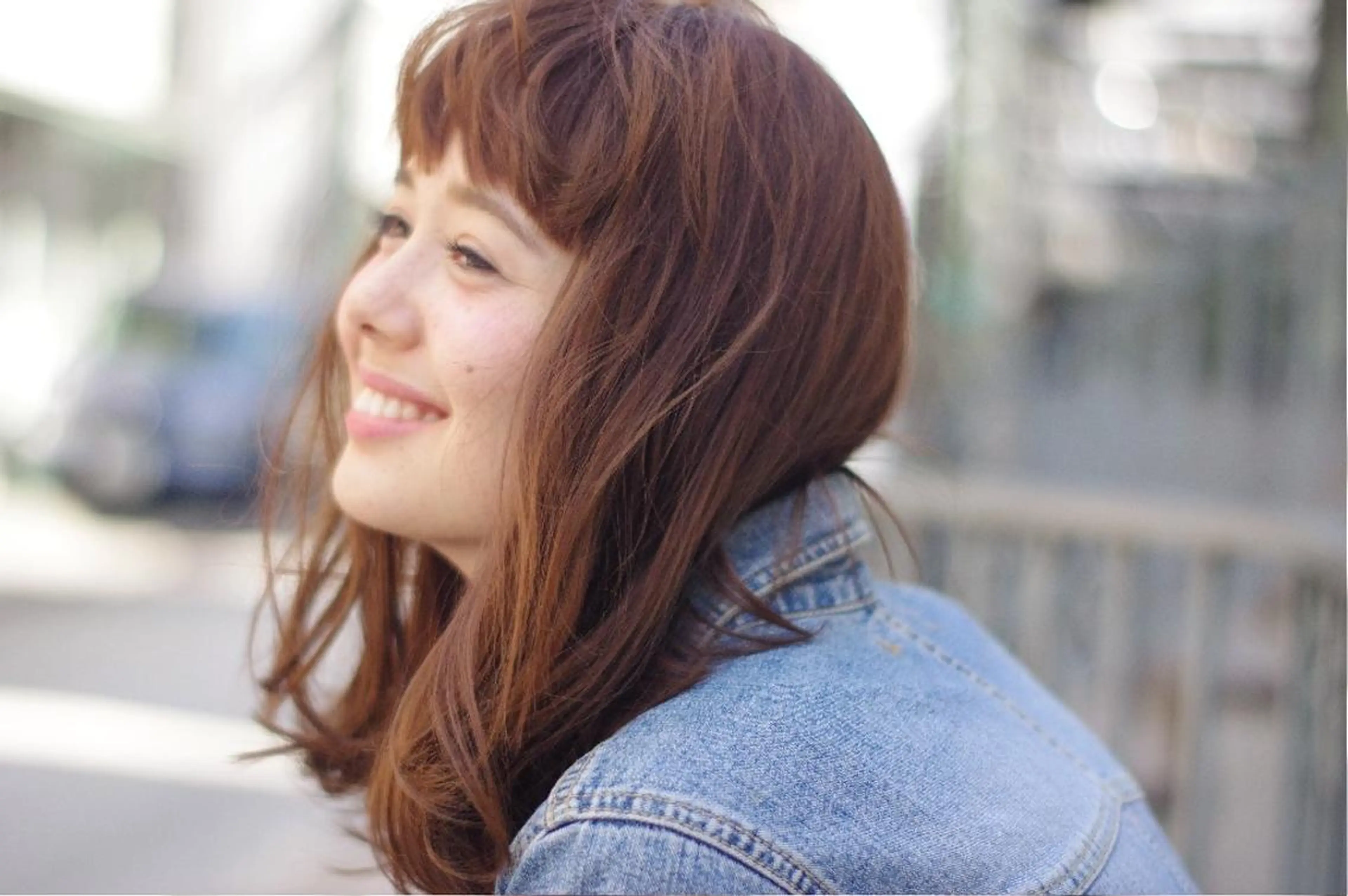 ミディアム カラー パーマ 川俣 洋仁のヘアスタイル