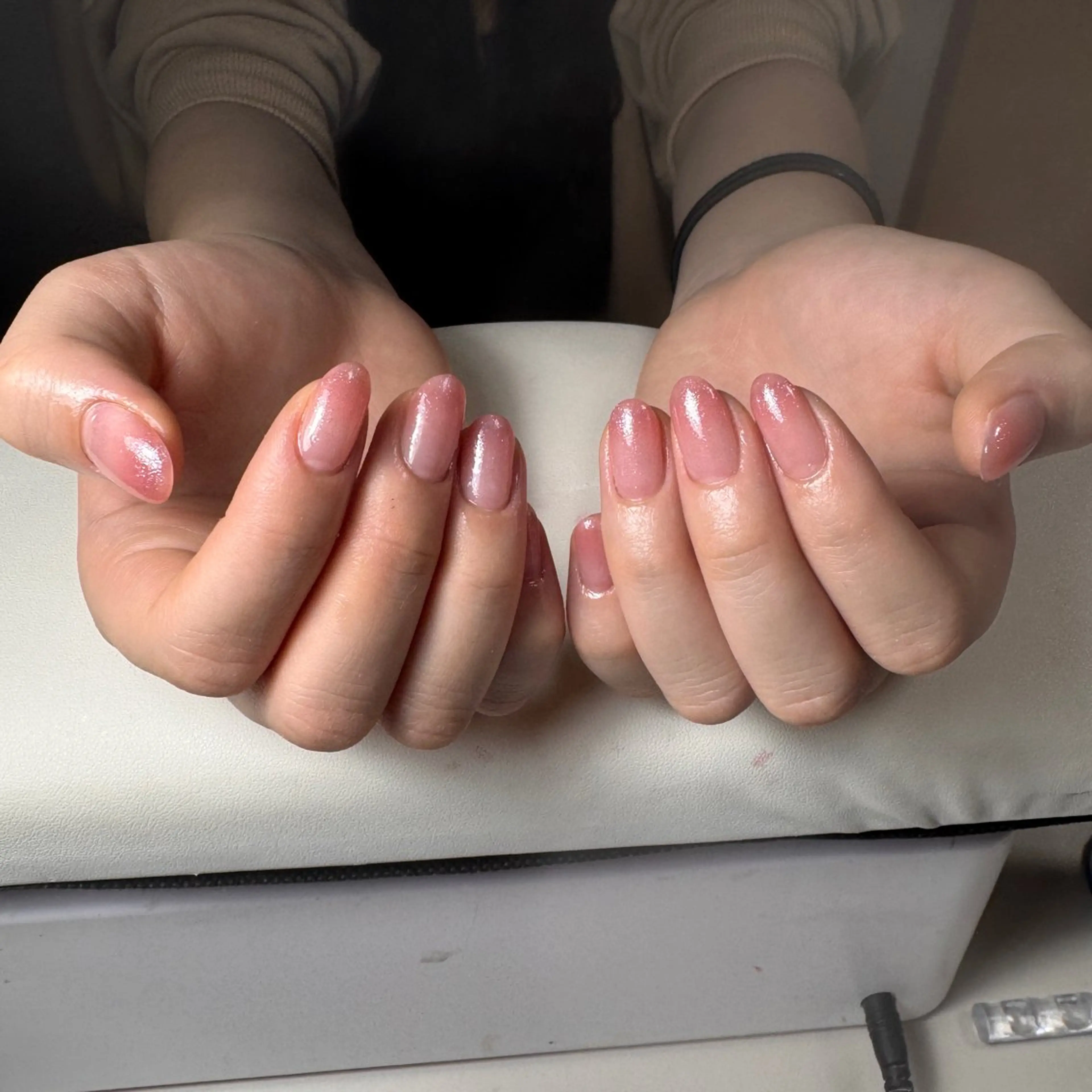 ネイル チークネイル フレンチネイル グラデーション 韓国ネイル マグネットネイル ハンドネイル Hana Nailのネイルデザイン