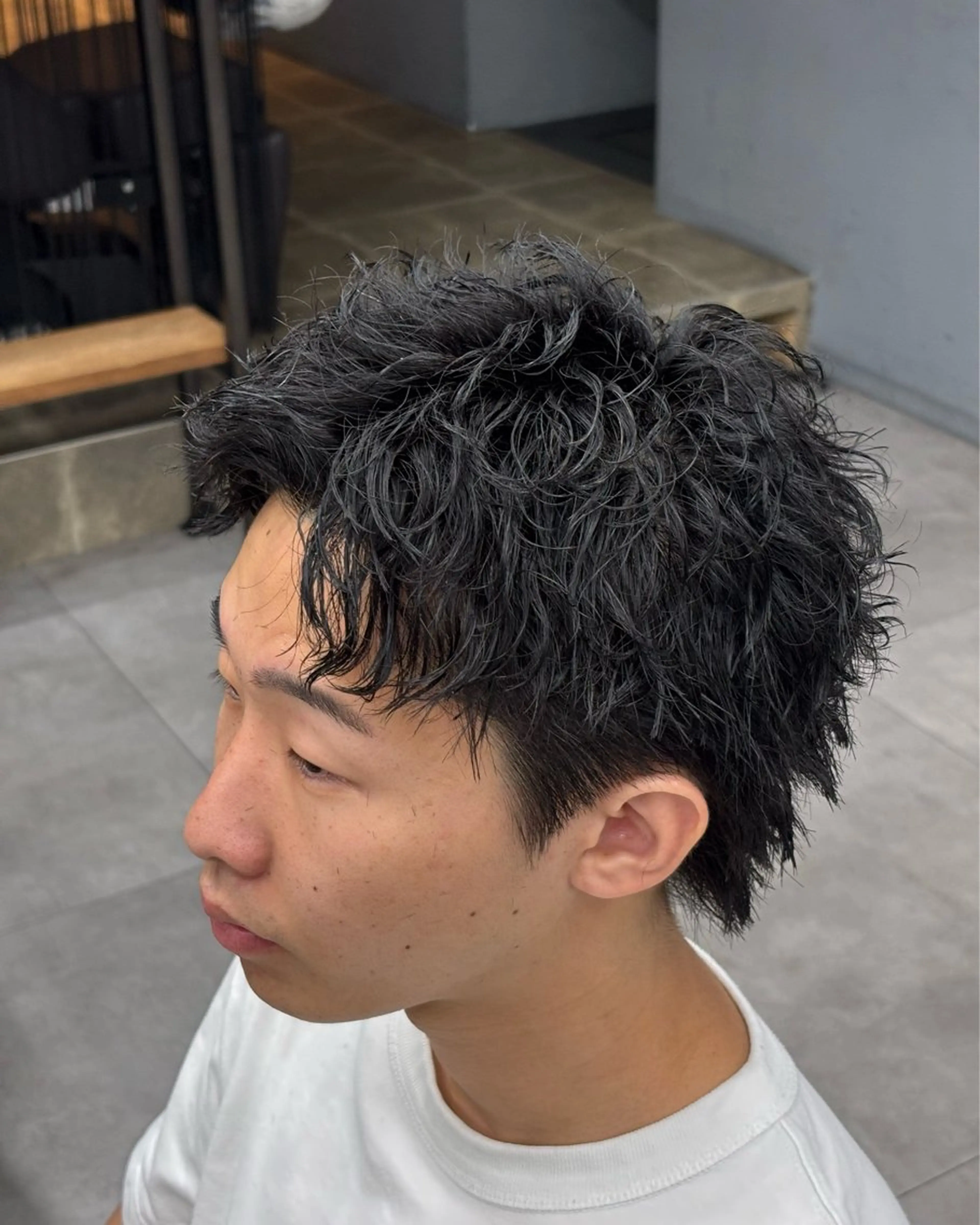 ショート パーマ メンズ 原宿/メンズ特 化/くせ毛/こーへいのヘアスタイル