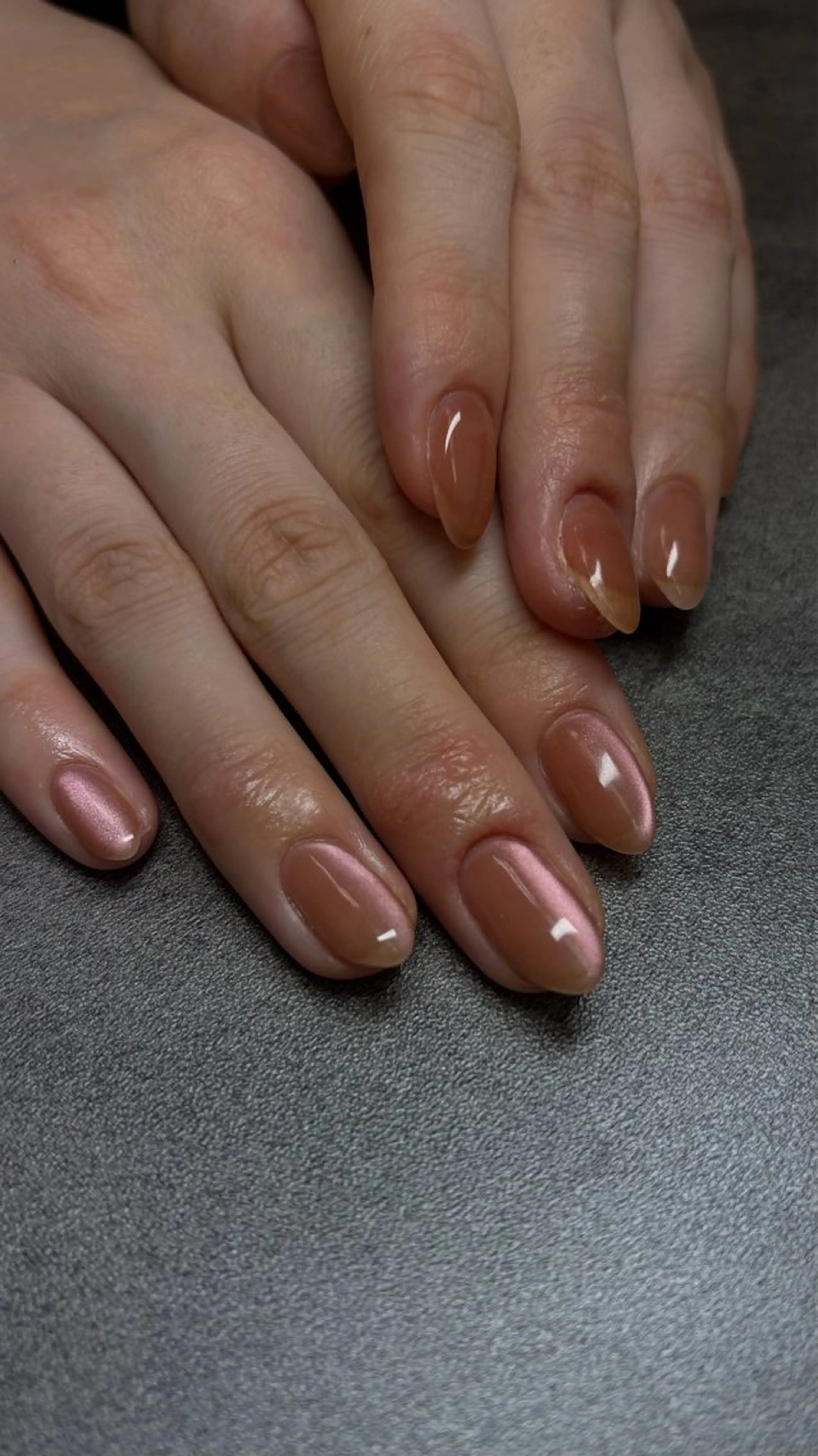 ネイル マグネットネイル ワンカラーネイル ハンドネイル Ann nailのネイルデザイン