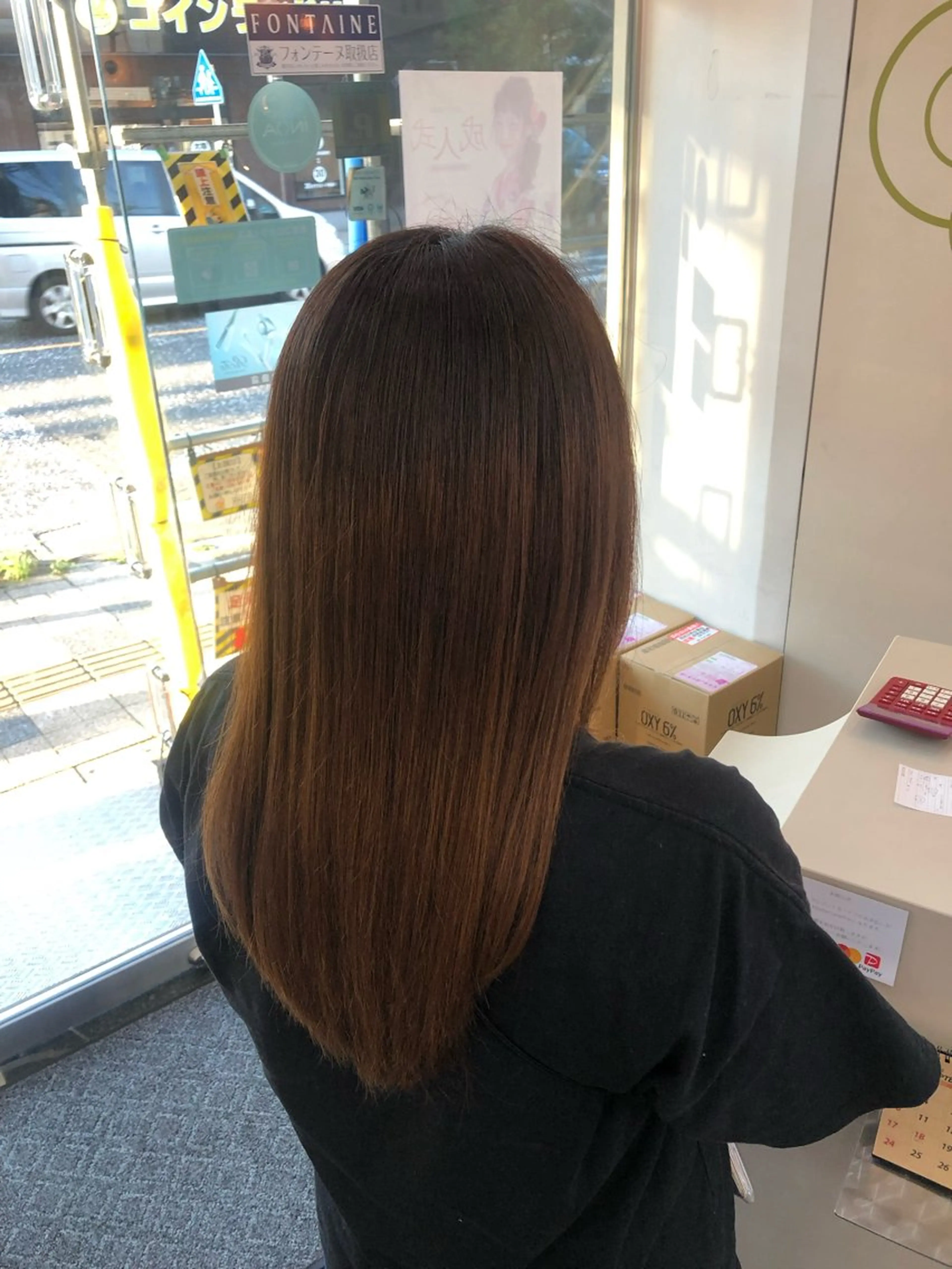 艶髪✨縮毛矯正ストレート☔︎メンテナンスカット&トリートメント付💇‍♀️の写真