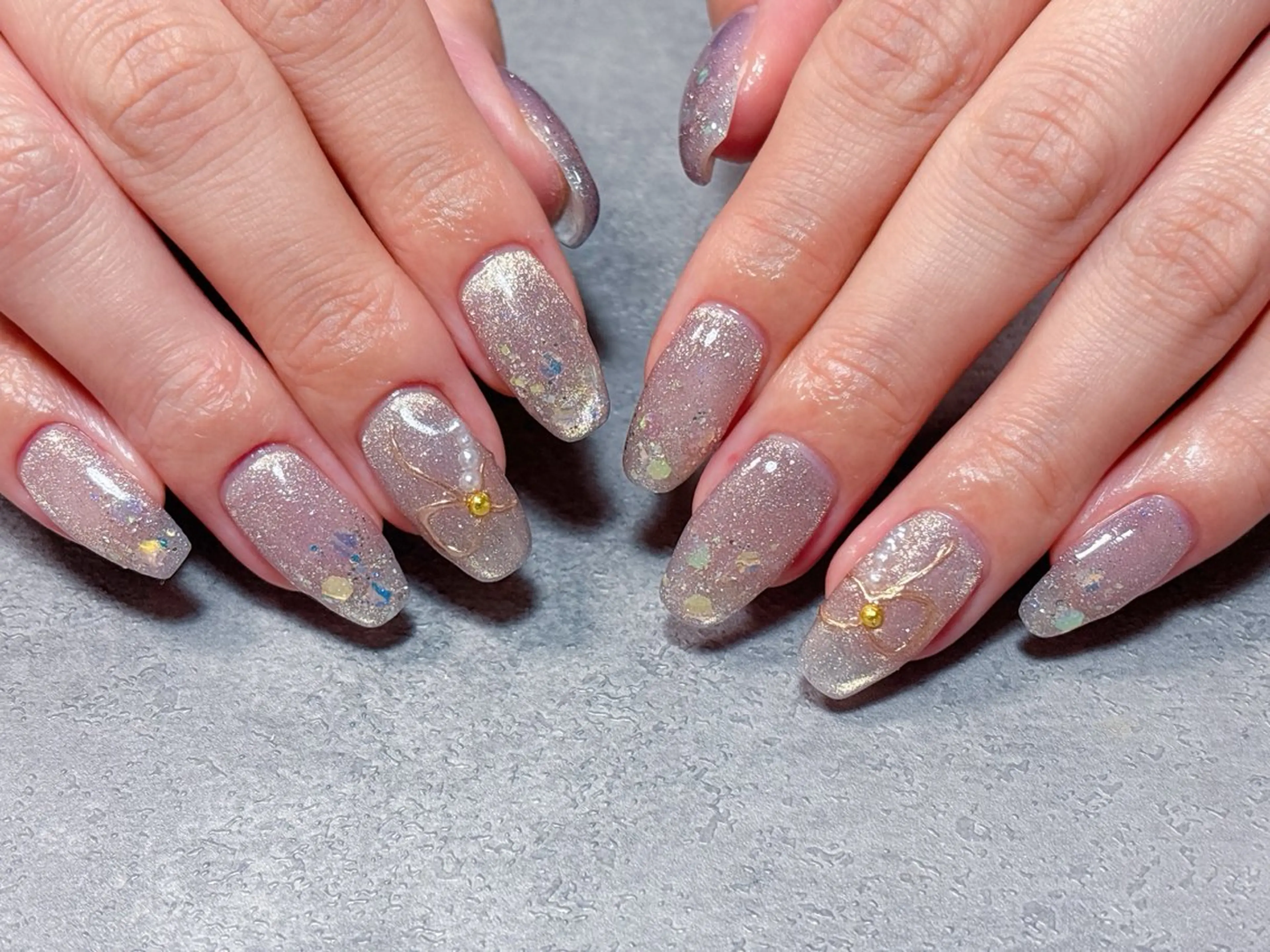 ネイル アートネイル チークネイル ジェルネイル 韓国ネイル マグネットネイル ハンドネイル ハンドケア ゆ か_Nails💫のネイルデザイン