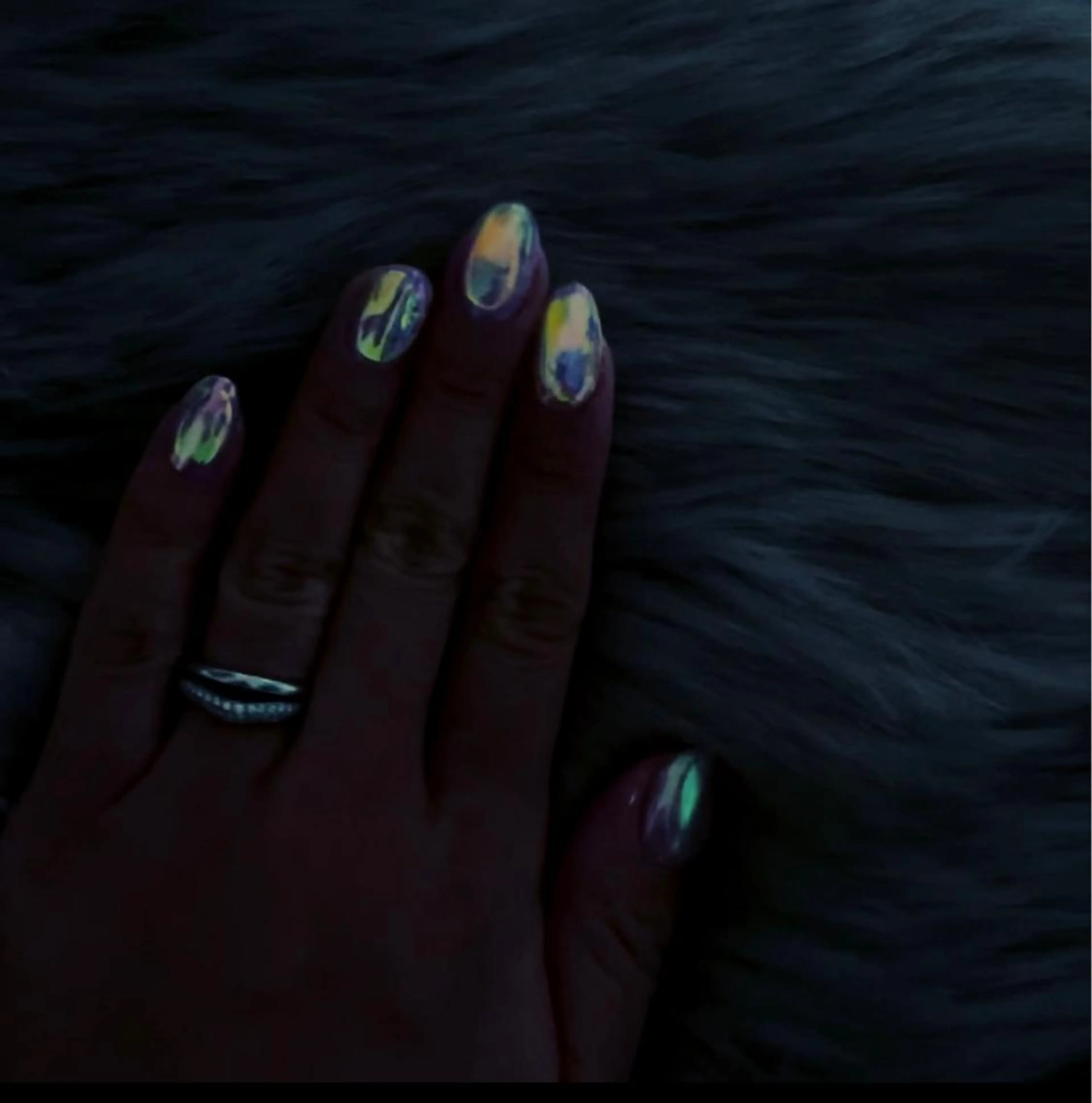 ネイル 氷ネイル・うるうるネイル BINERVA nail salonのネイルデザイン