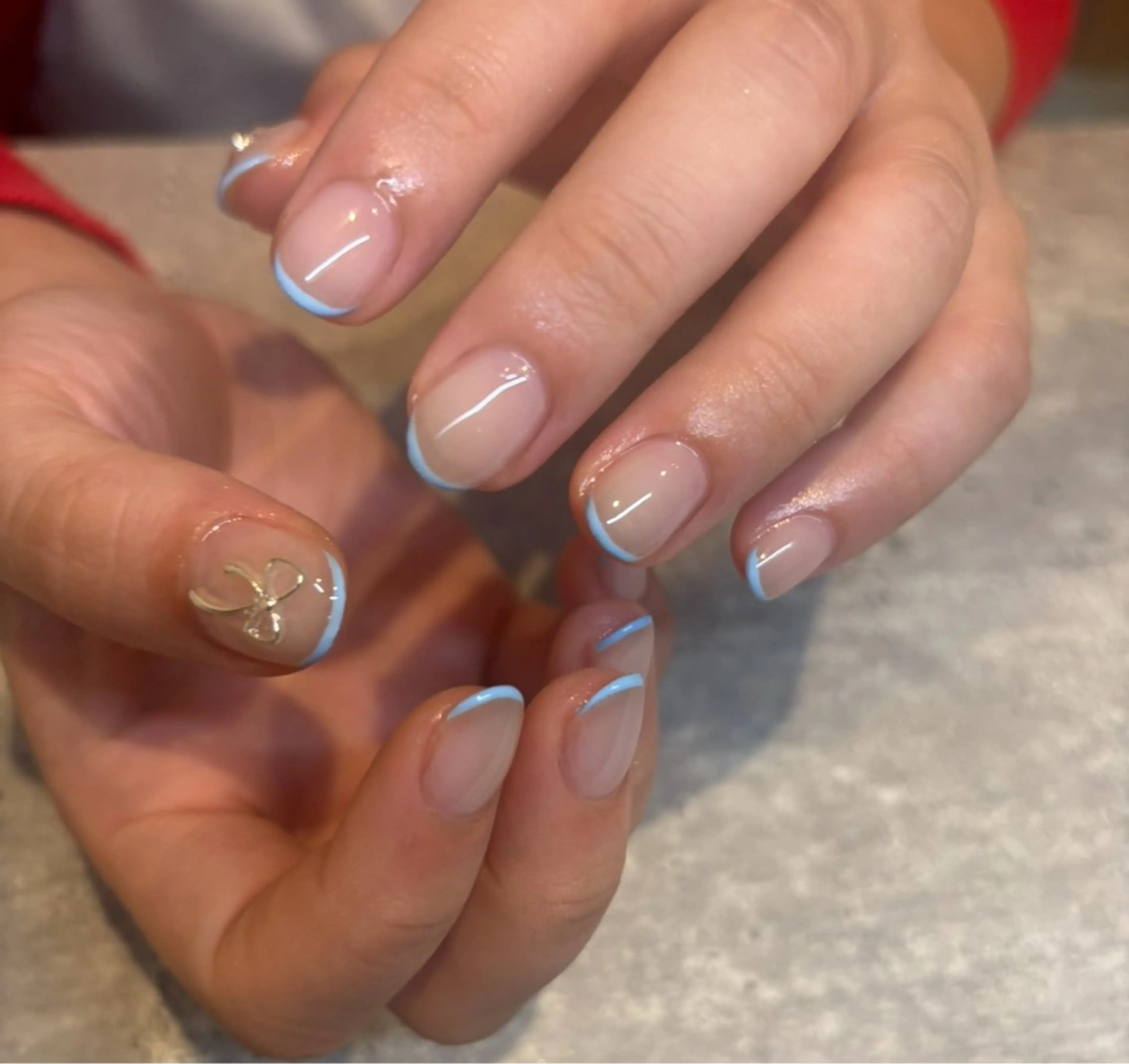 ネイル フレンチネイル ハンドネイル Piccolo nailのネイルデザイン