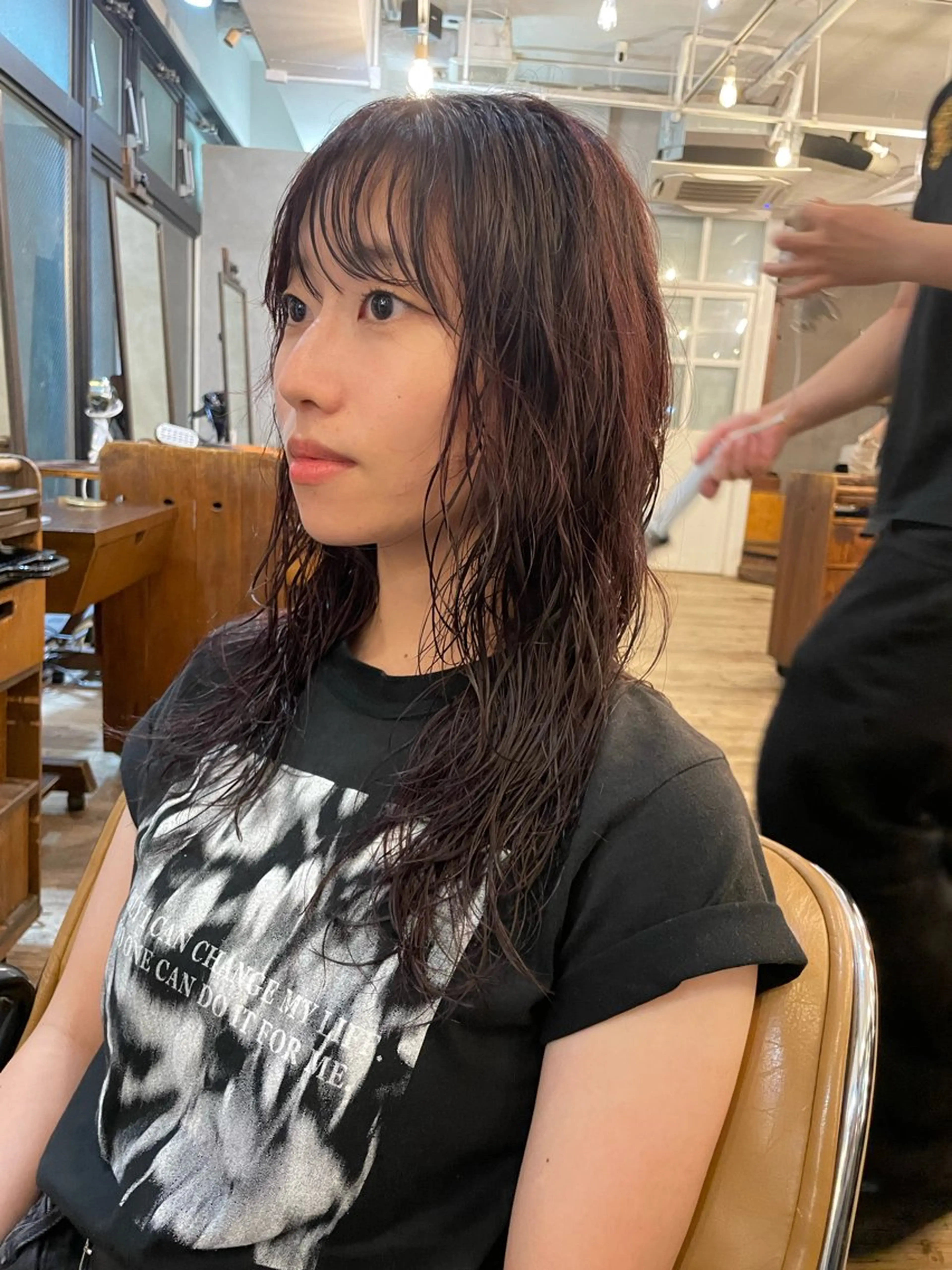 ロング カット パーマ トリートメント 🍁ロングパーマドラ イパーマ🍁陸来のヘアスタイル