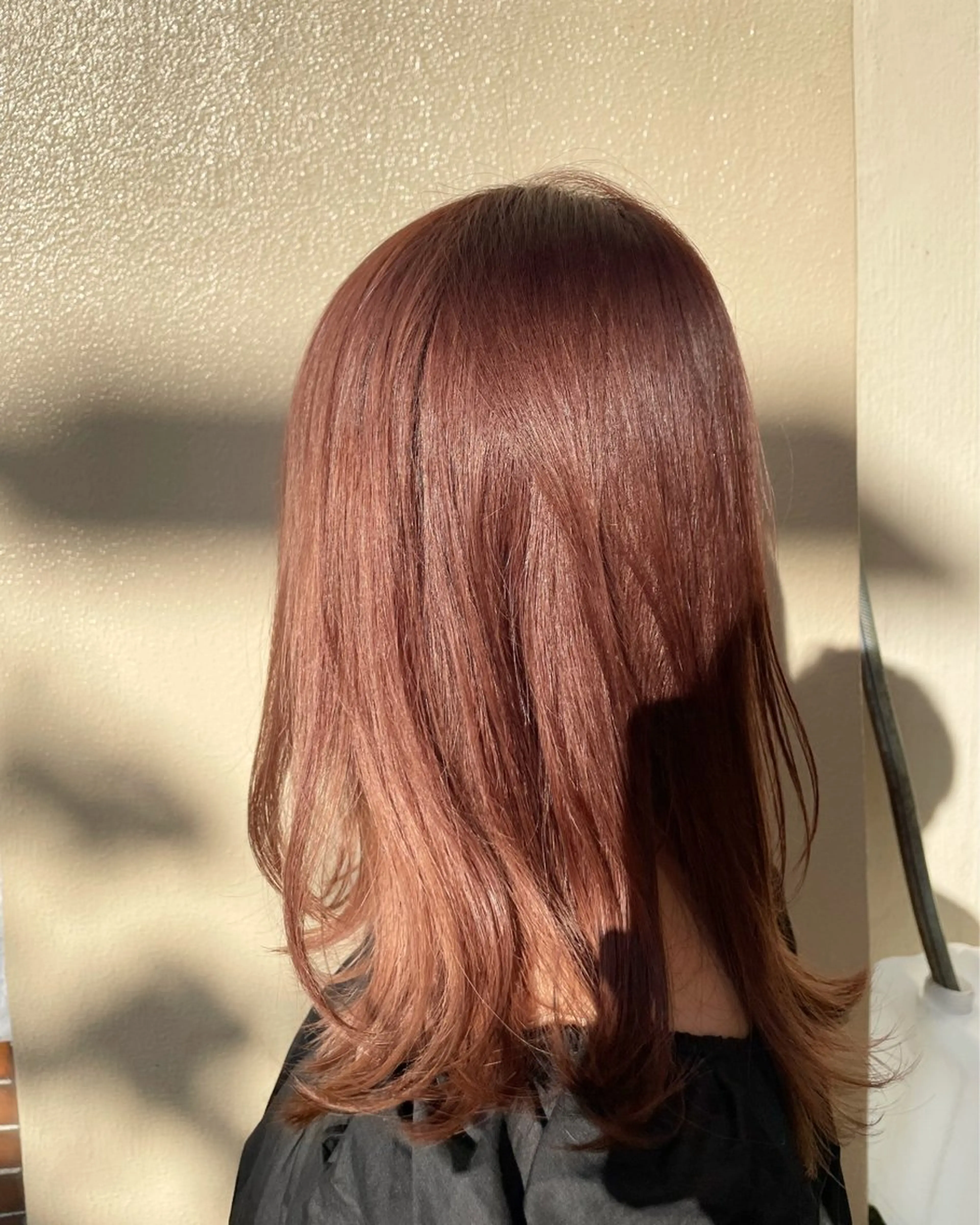 ミディアム カラー ブラウンカラー ピンクカラー ピンクブラウン ニュアンスカラー🫧 加納のヘアスタイル