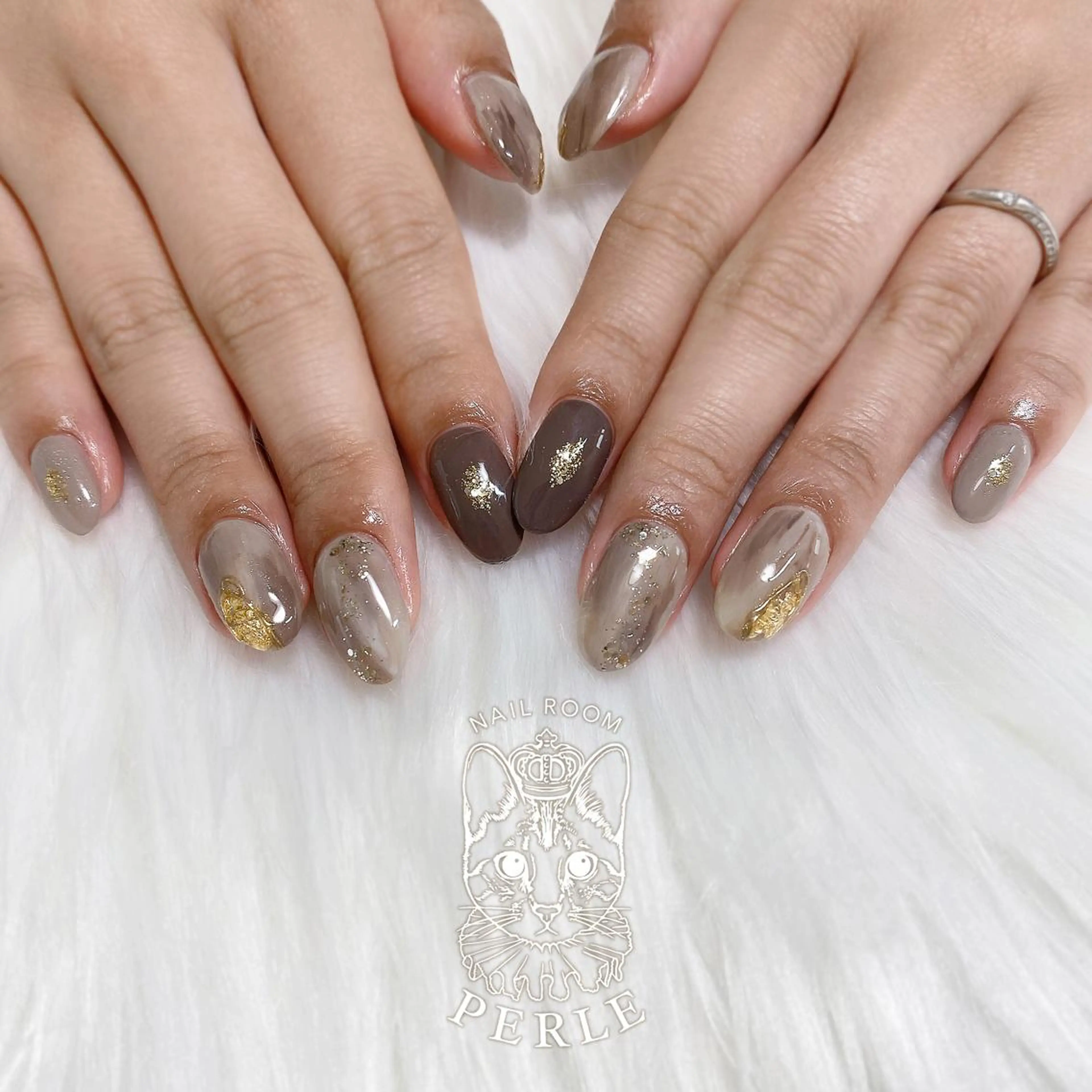 ネイル ハンドネイル nail room Perleのネイルデザイン