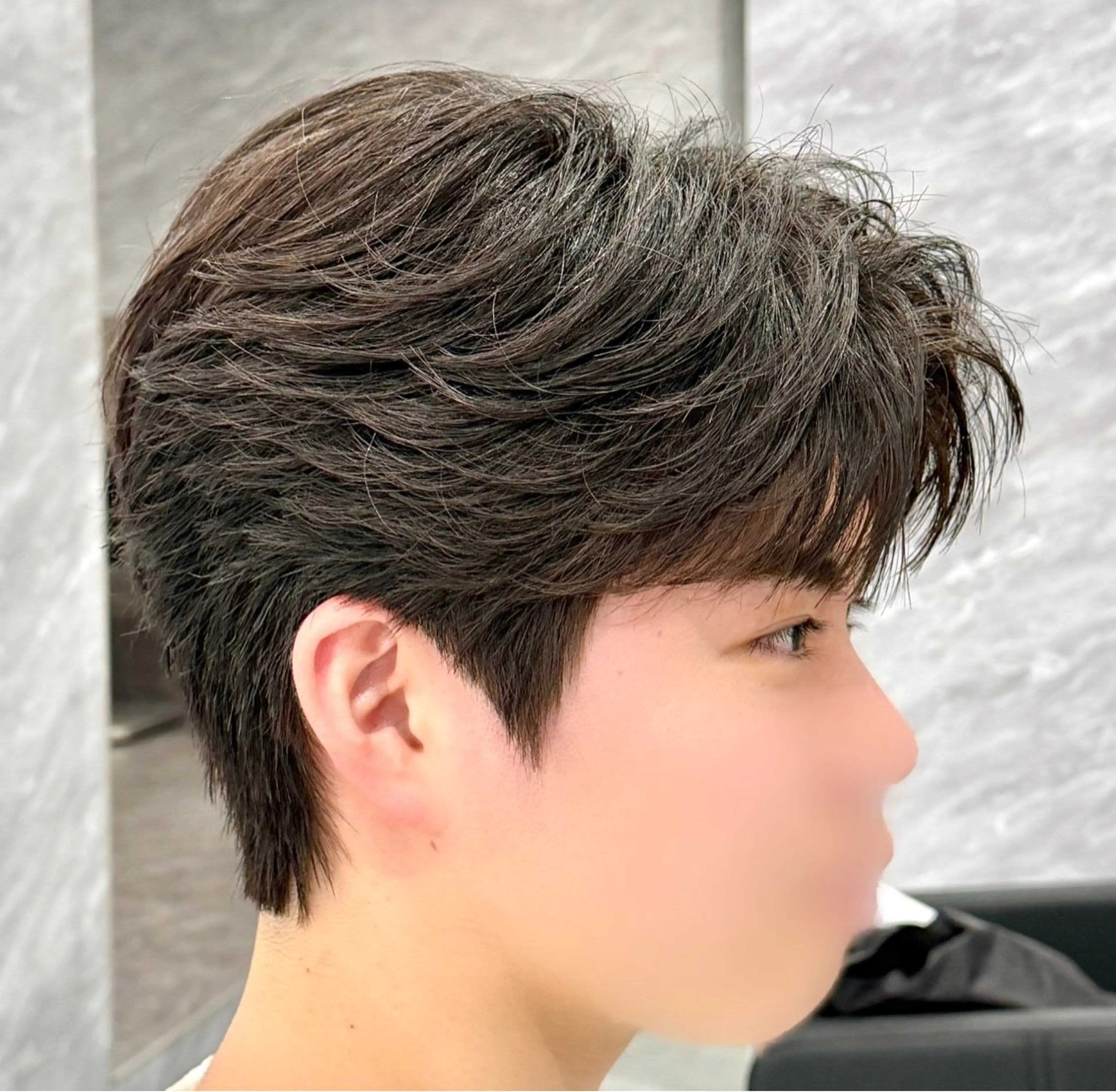 メンズ カット パーマ ulus kobe所属・ulus kobe 藤枝大地のヘアスタイル