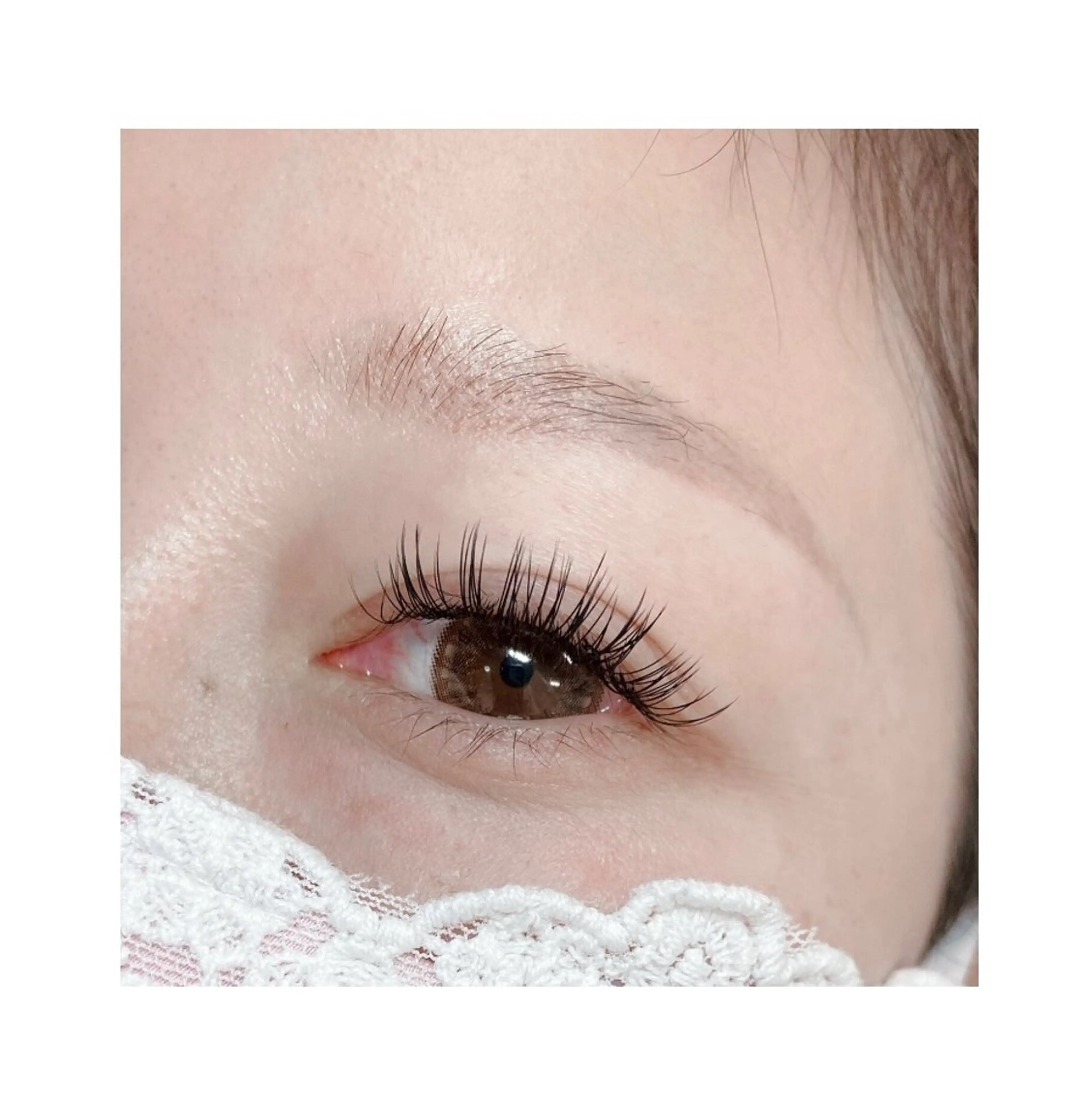 口コミ投稿限定価格✨Wフラット120本+眉Wax🌻 （眉は2週間は自己処理をお控え下さい）の写真