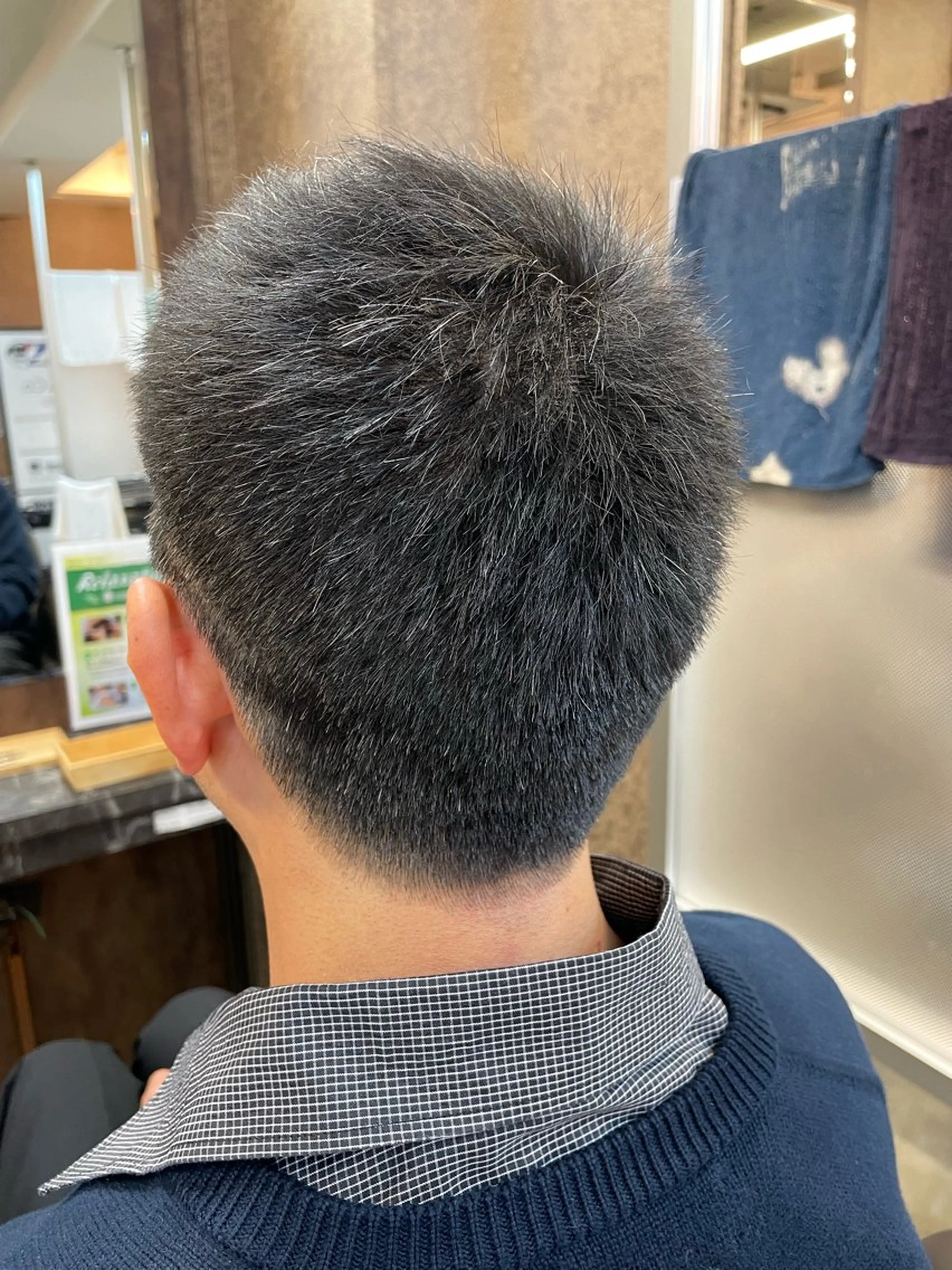 ショート メンズ メンズパーマ特化 カバヤマ　リョウのヘアスタイル