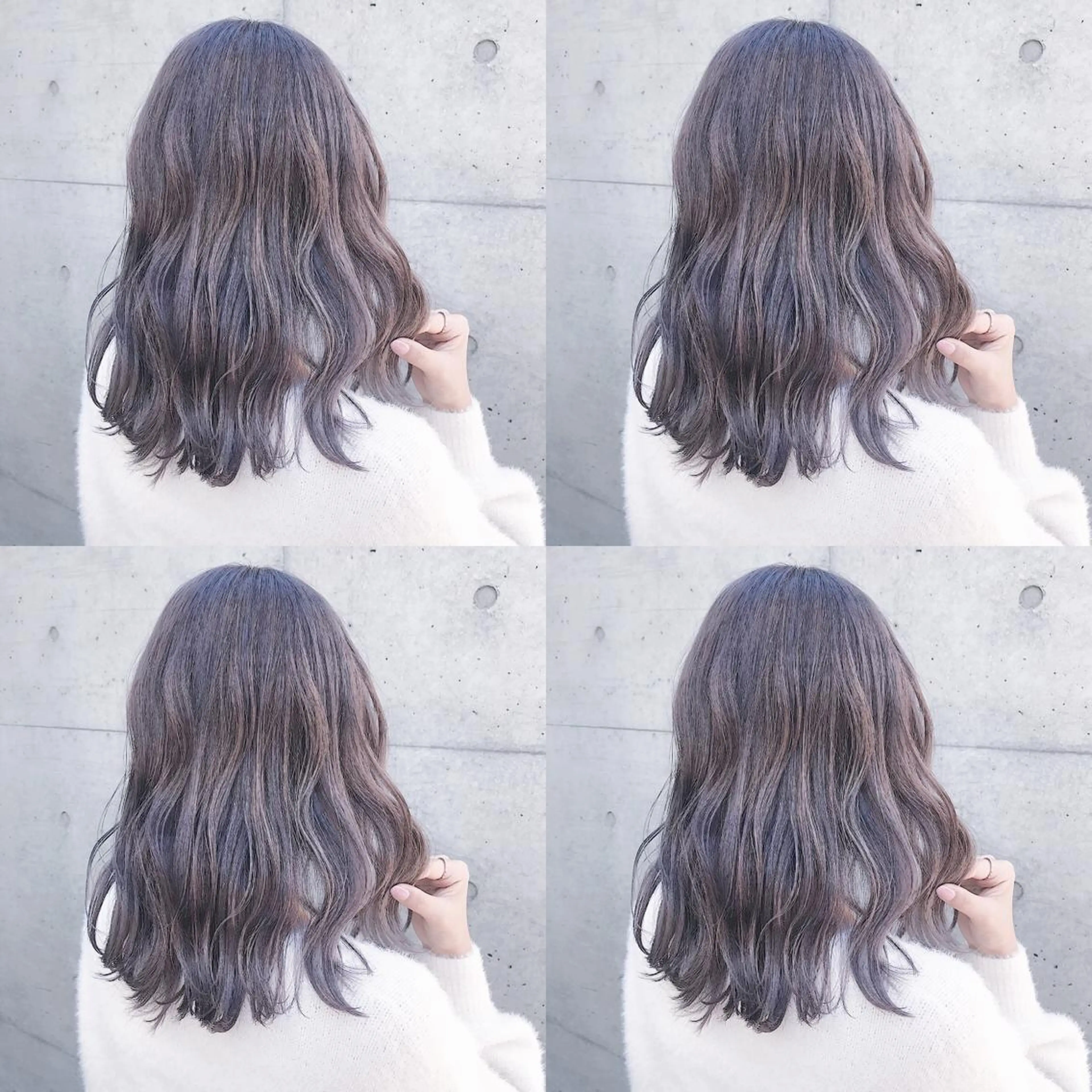 ミディアム カラー ヘアアレンジ ヘアカラー トリートメント TAKUMAブリーチ /切りっぱなし🪽のヘアスタイル