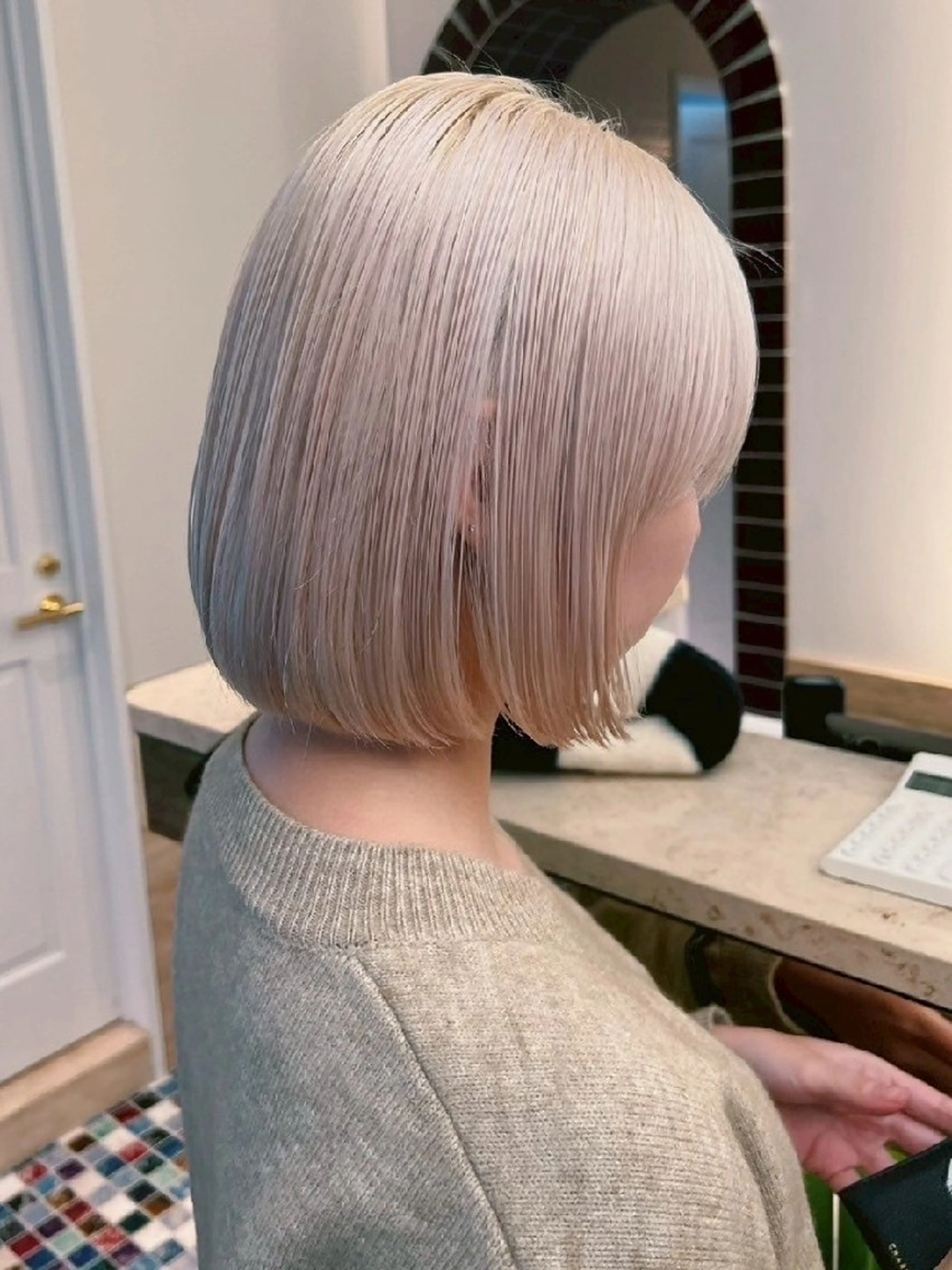 ミディアム カラー トリートメント ヘアカラー ケアブリーチ特化 same 🦈のヘアスタイル